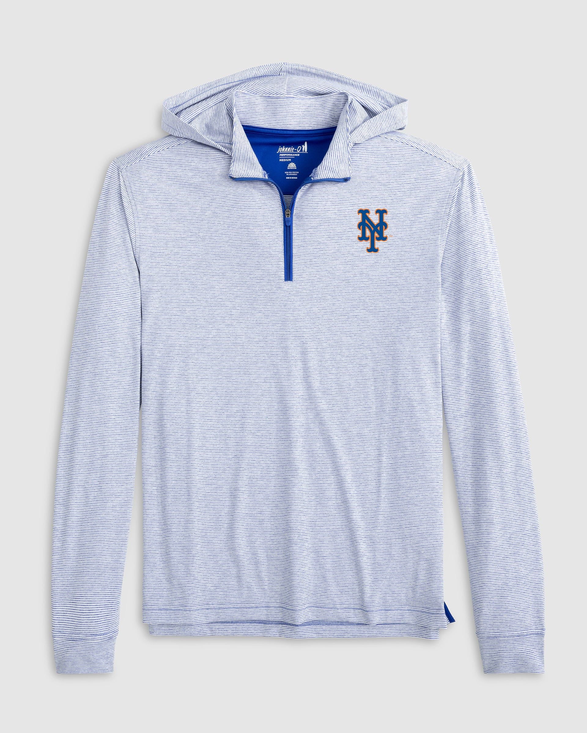 New York Mets Hybrid Performance 1/4 Zip Hoodie