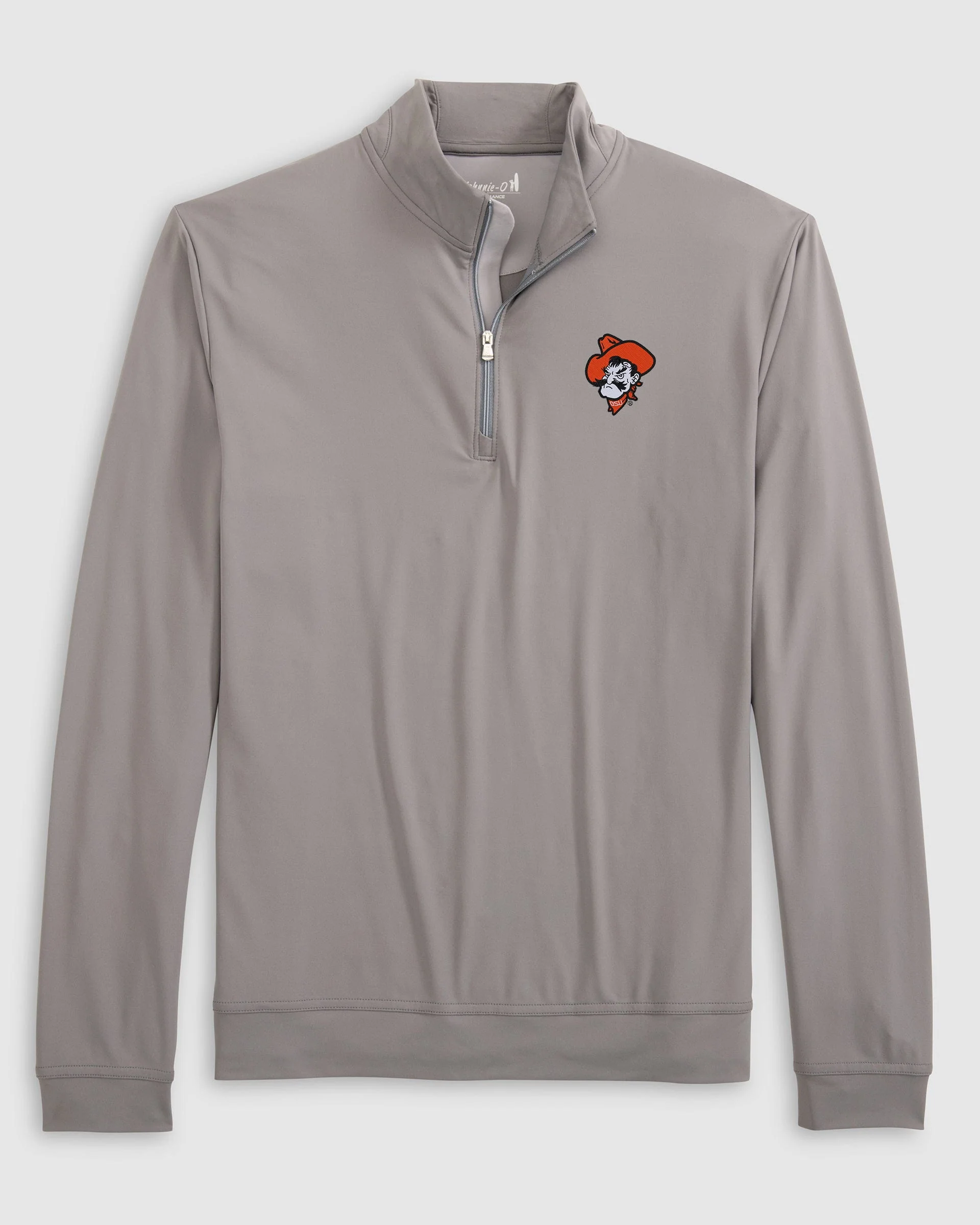 Oklahoma State Motion Performance 1/4 Zip - Pistol Pete Logo