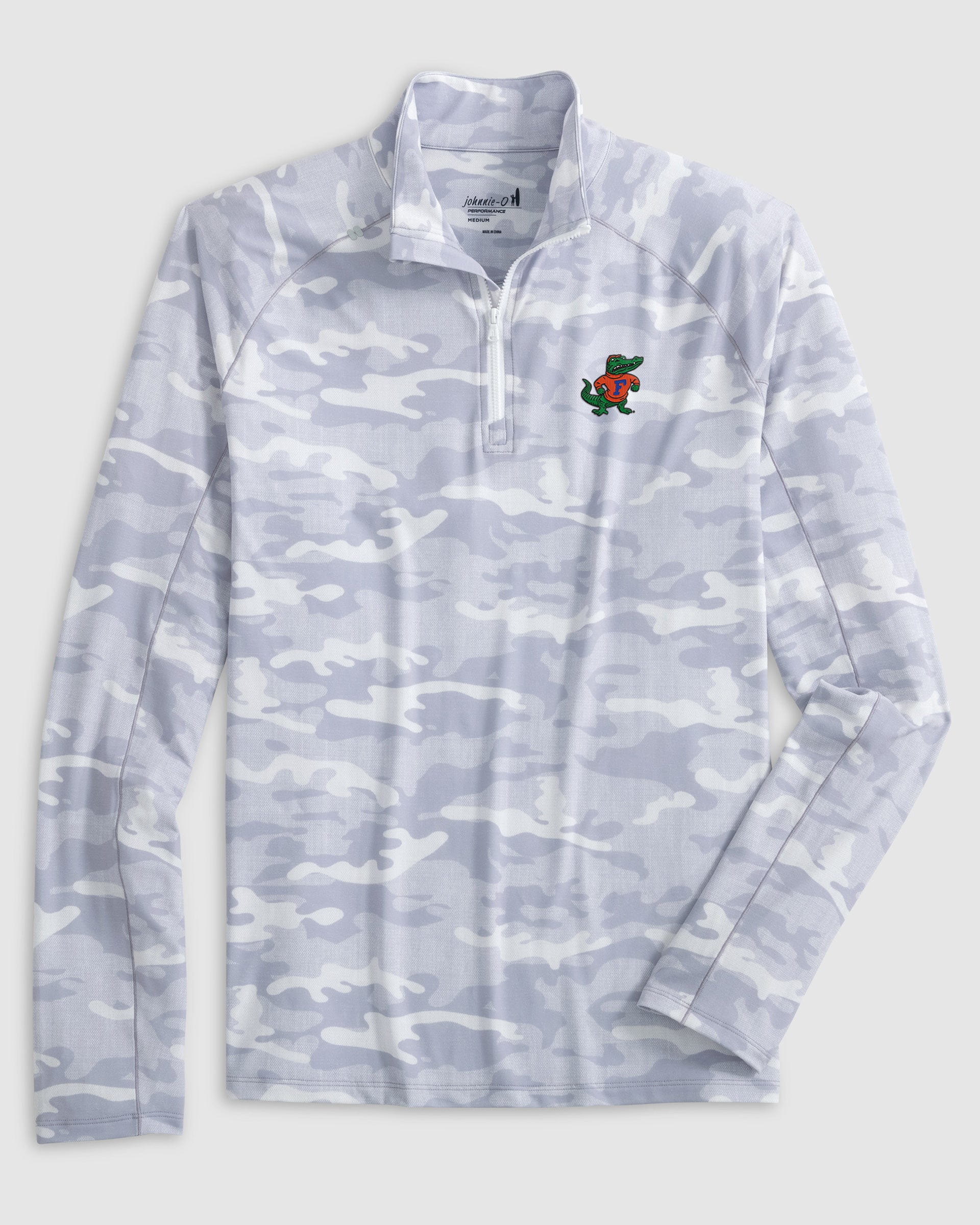 Florida Patton Performance Camo 1/4 Zip - Vault Logo