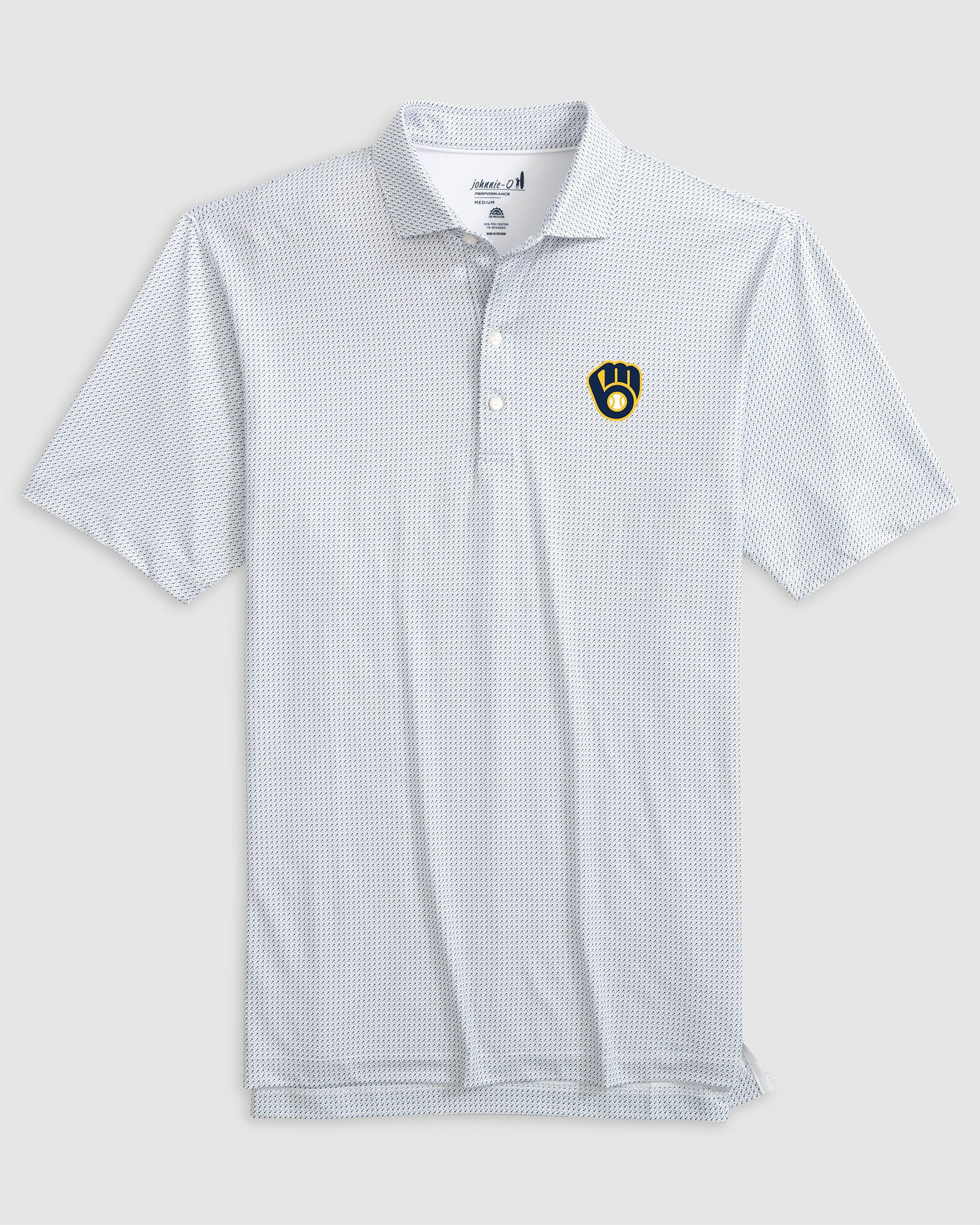 Milwaukee Brewers Tee Time Performance Jersey Polo