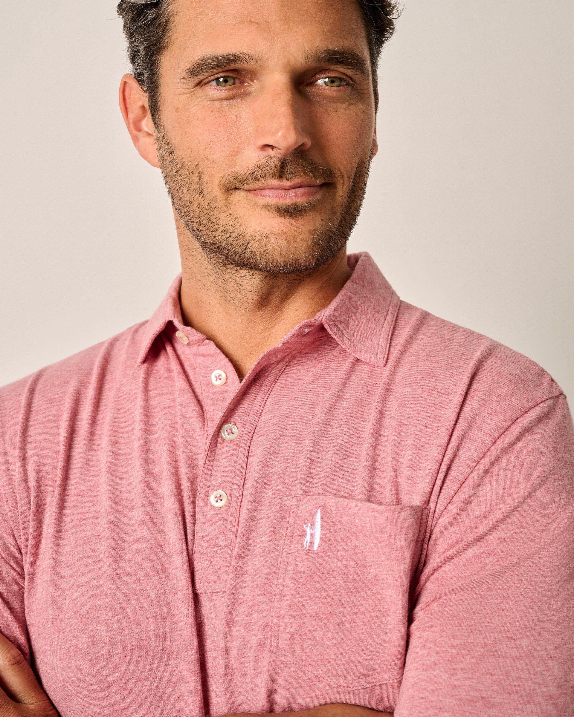 Original 4-Button Polo - Heathered 2.0