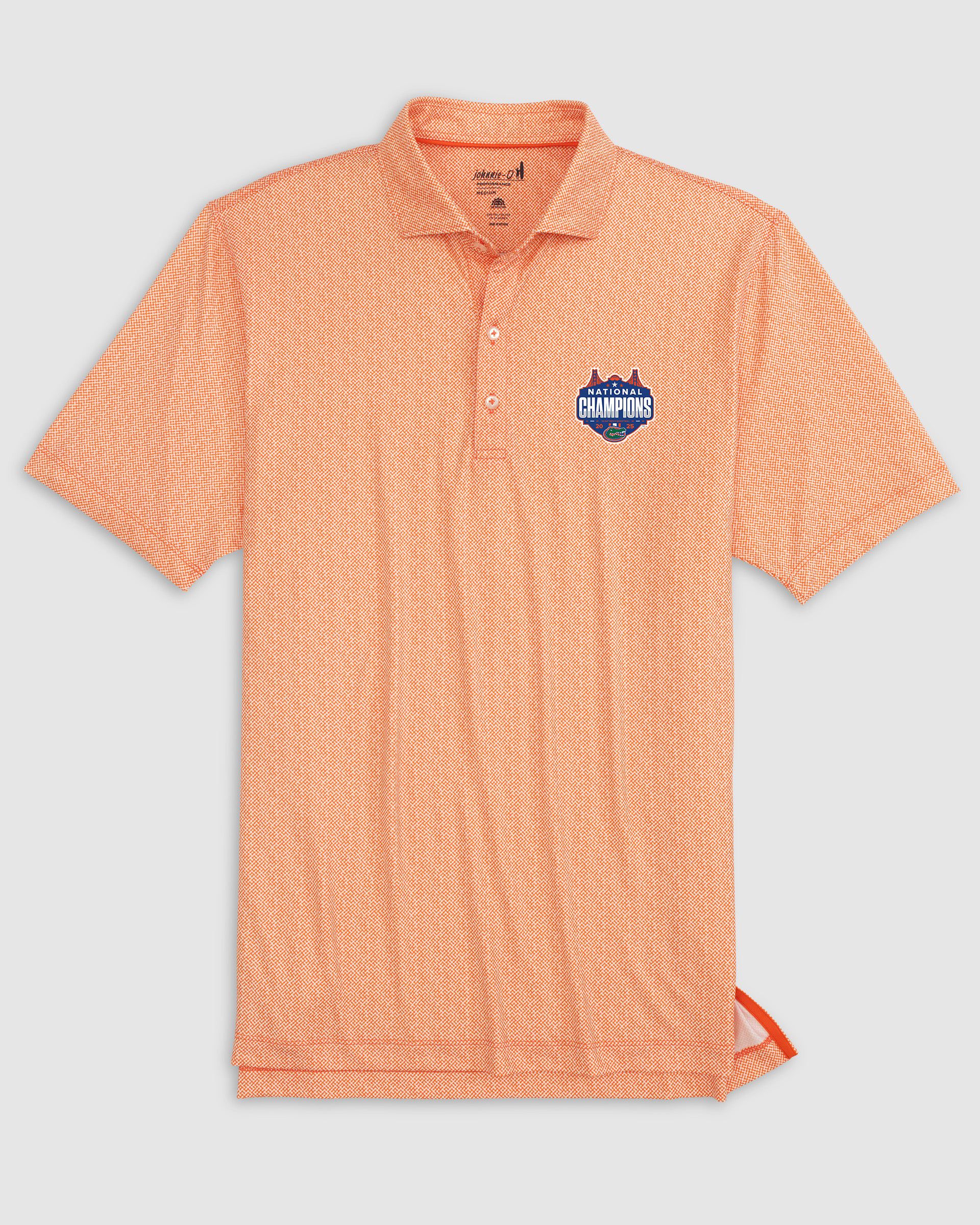 Florida Hinson Jersey Performance Polo - 2025 Men's College Basketball Champions Logo