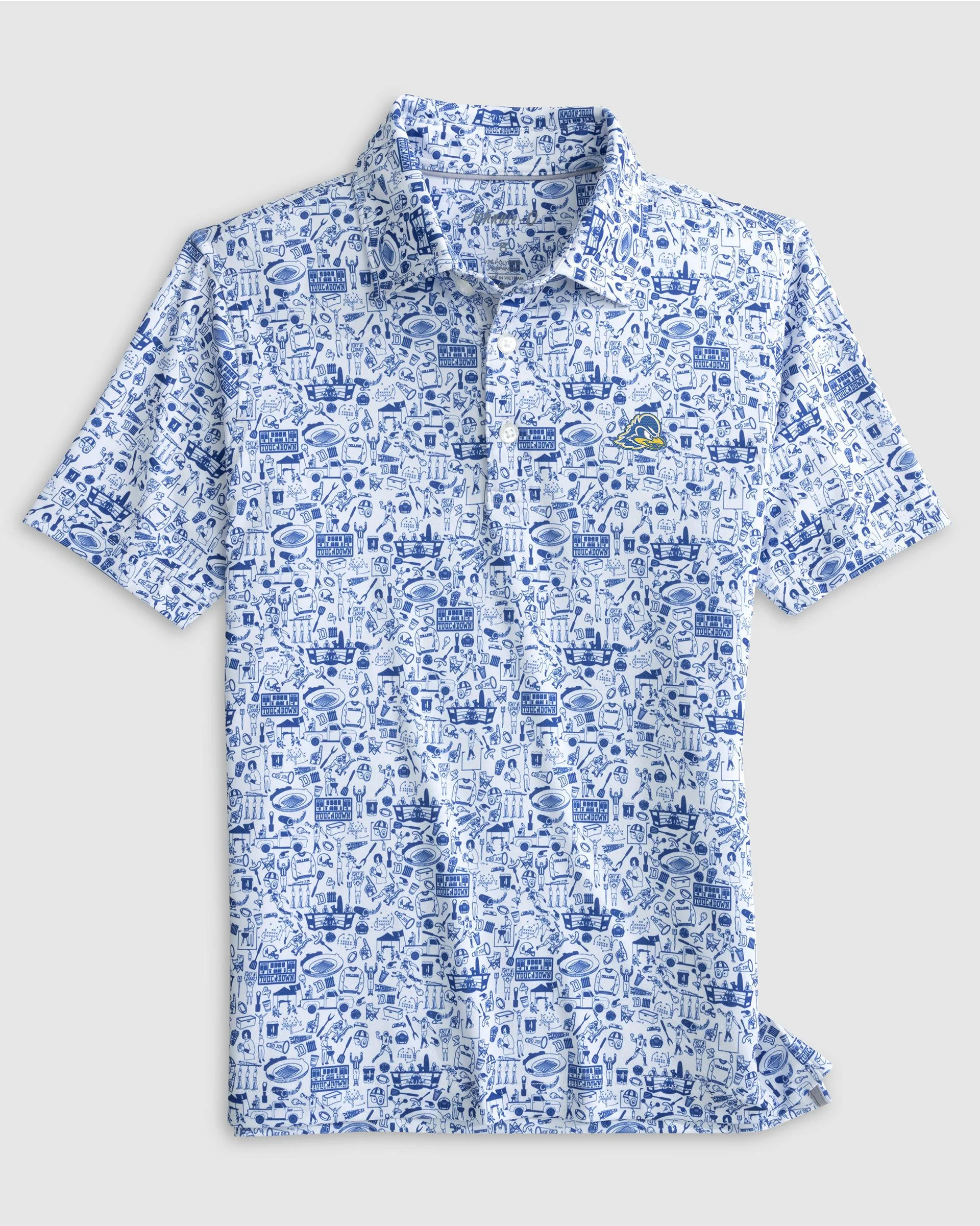 Delaware Tailgater 2.0 Jr. Printed Jersey Performance Polo