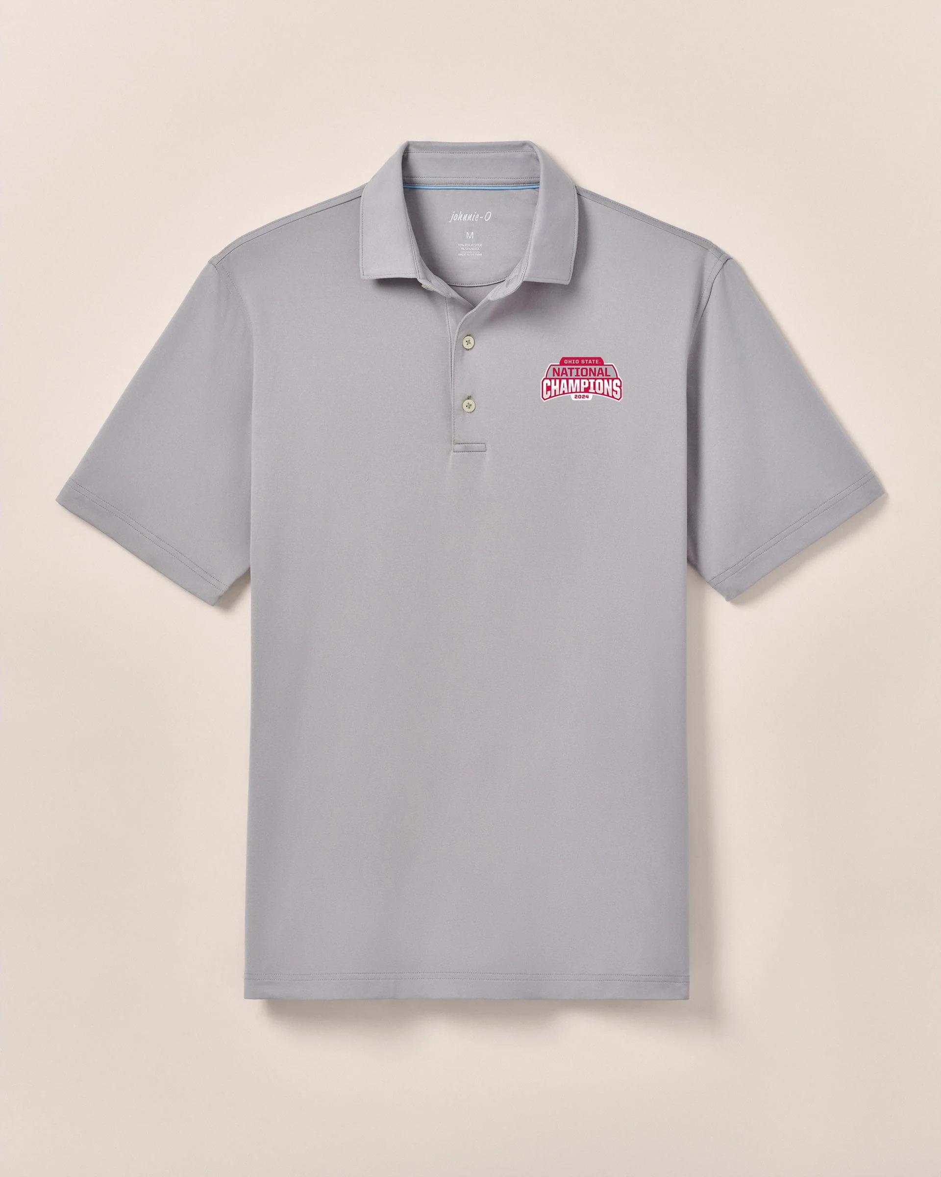 Ohio State Birdie Jersey Performance Polo - 2024 CFP Champions Logo