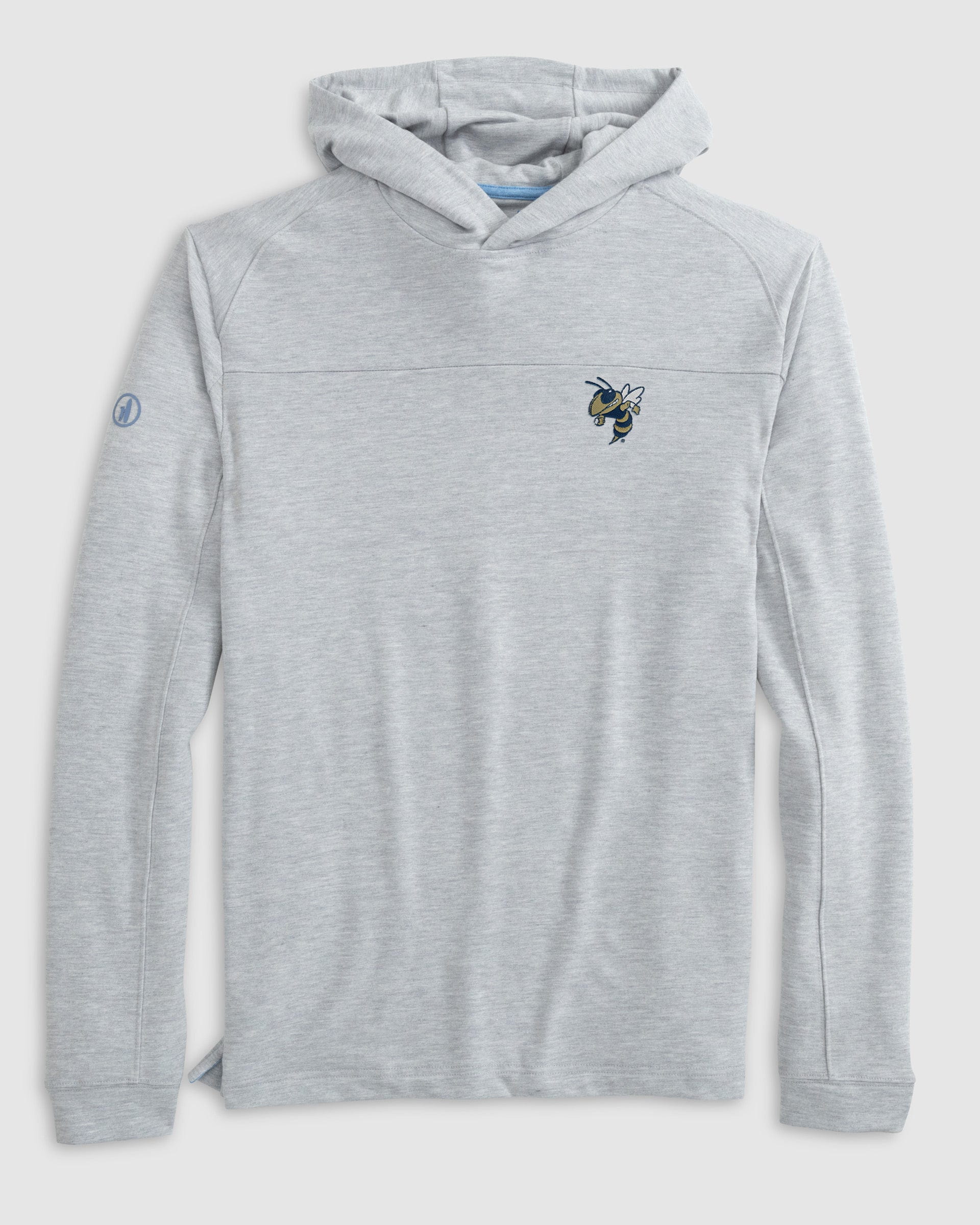 Georgia Tech Remmy Lightweight Performance Hoodie - Buzz Logo
