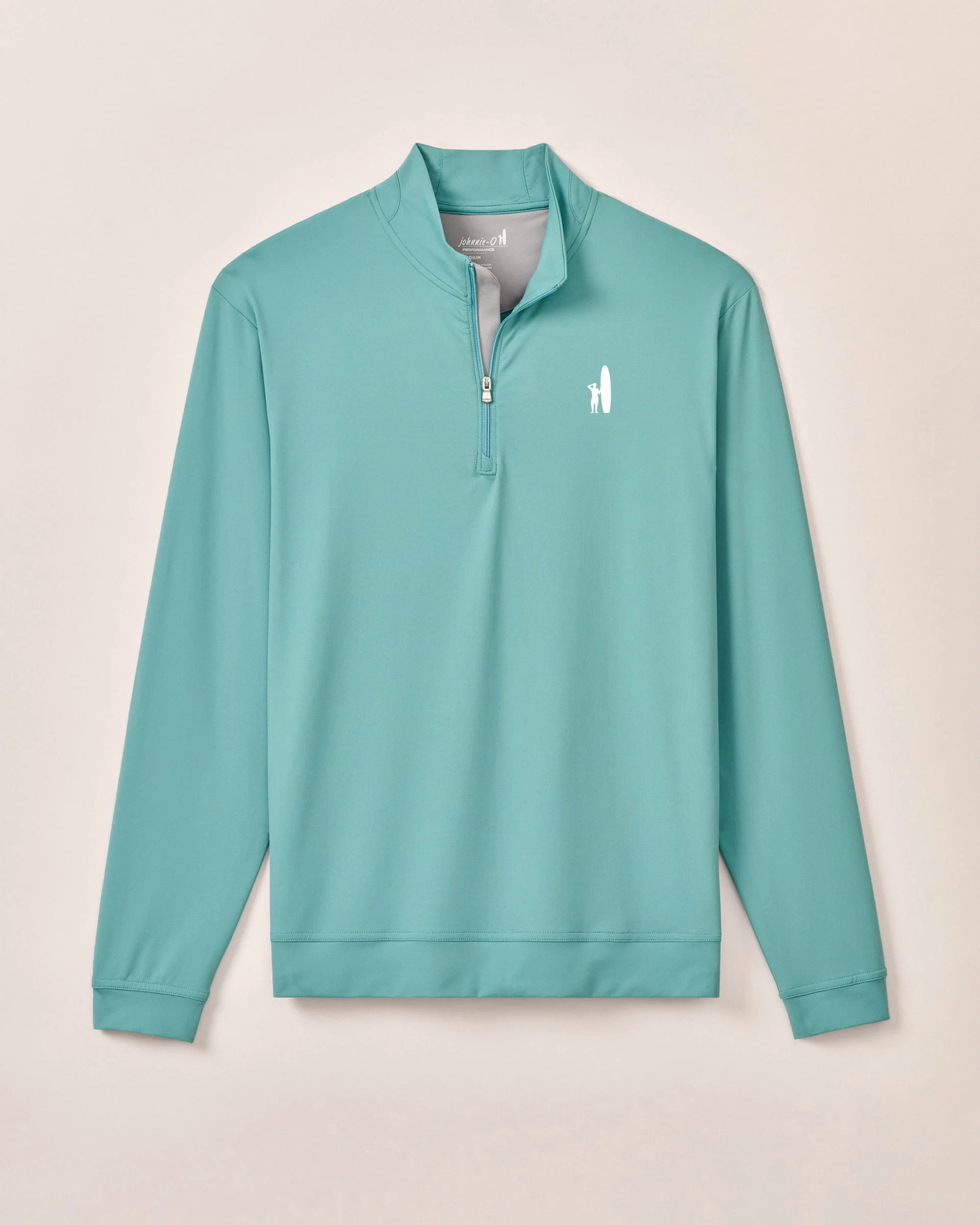 Custom Surfer Logo Motion Performance 1/4 Zip
