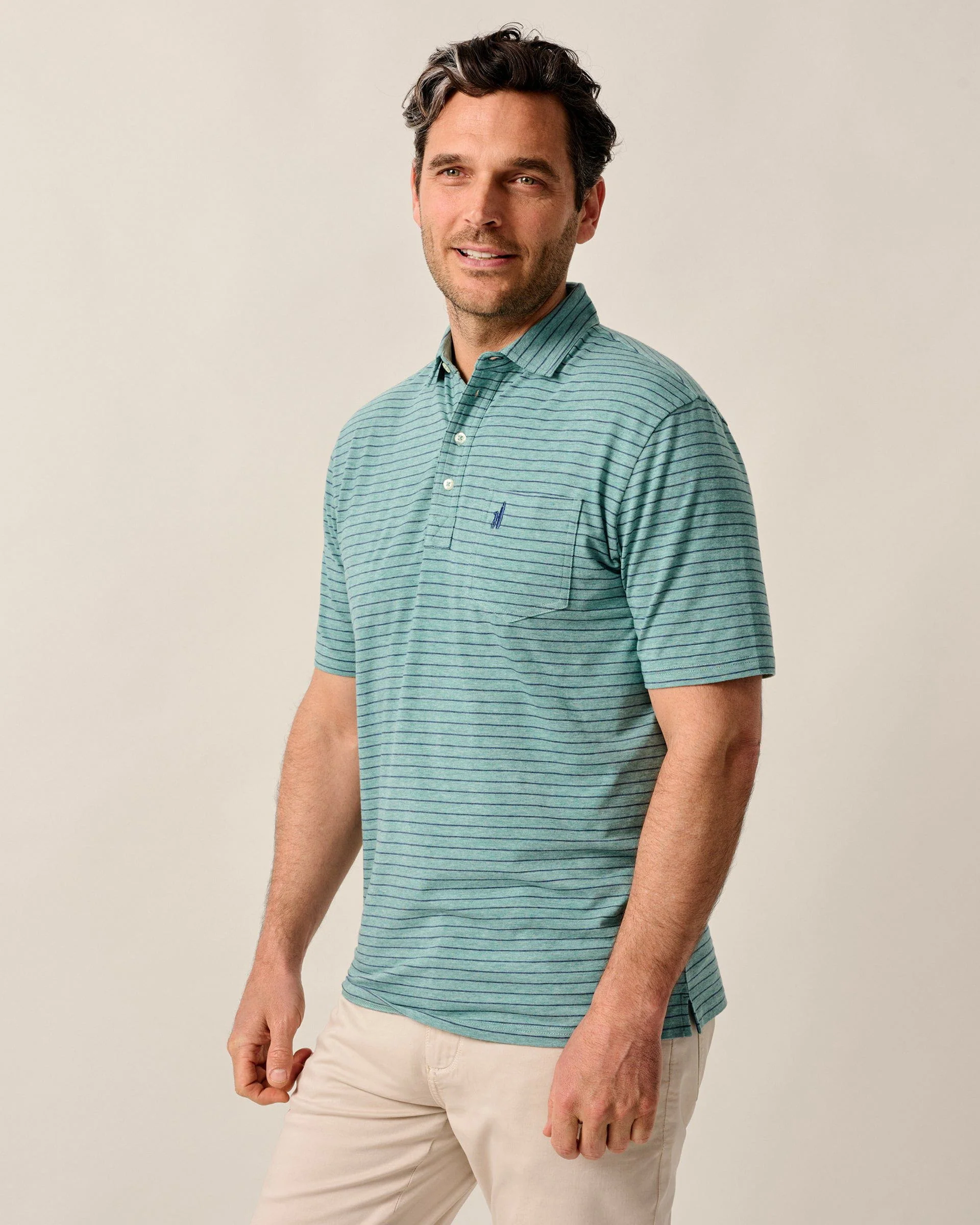 Original 4-Button Polo - Ryan Stripe