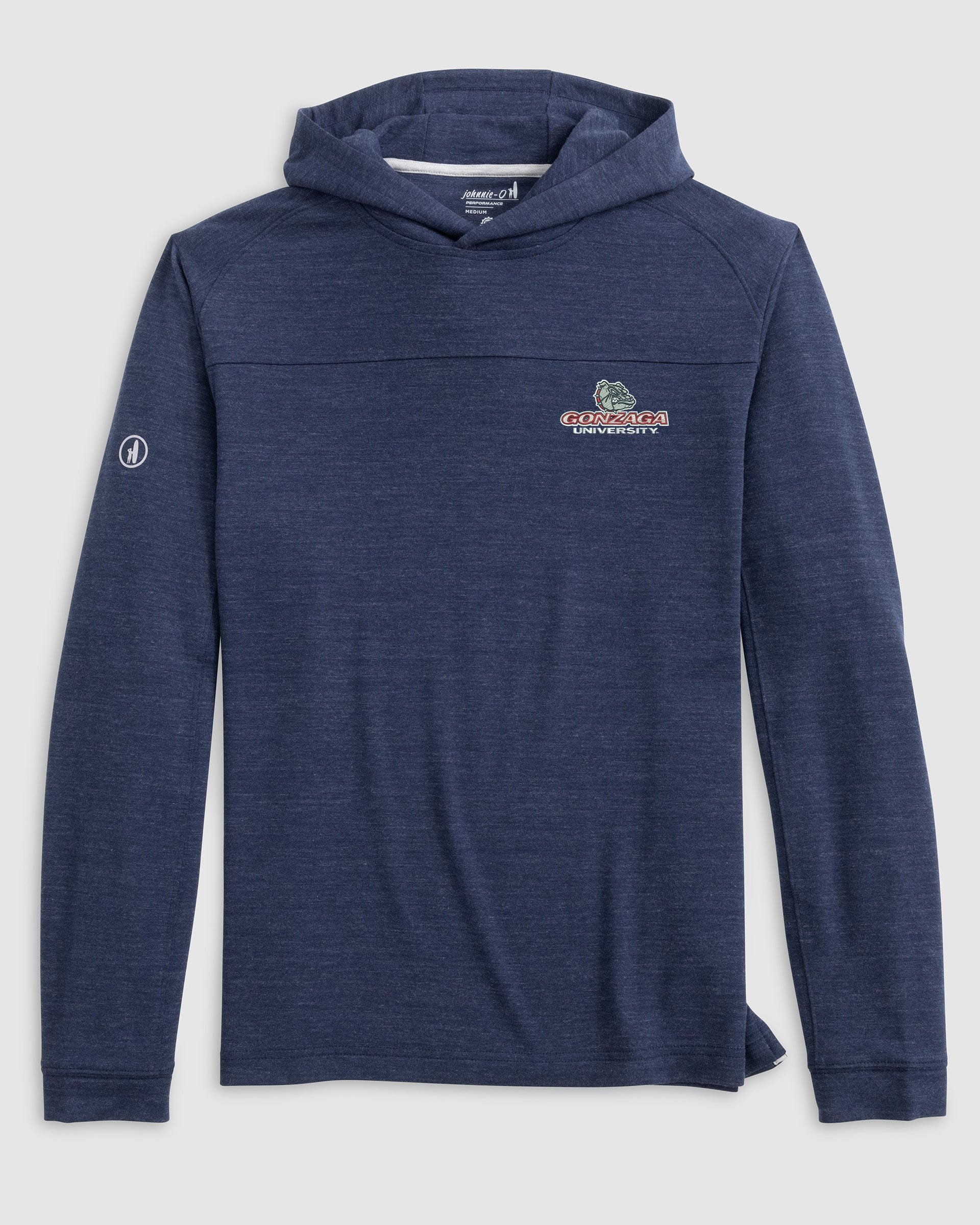 Gonzaga Remmy Lightweight Performance Hoodie - Script Logo