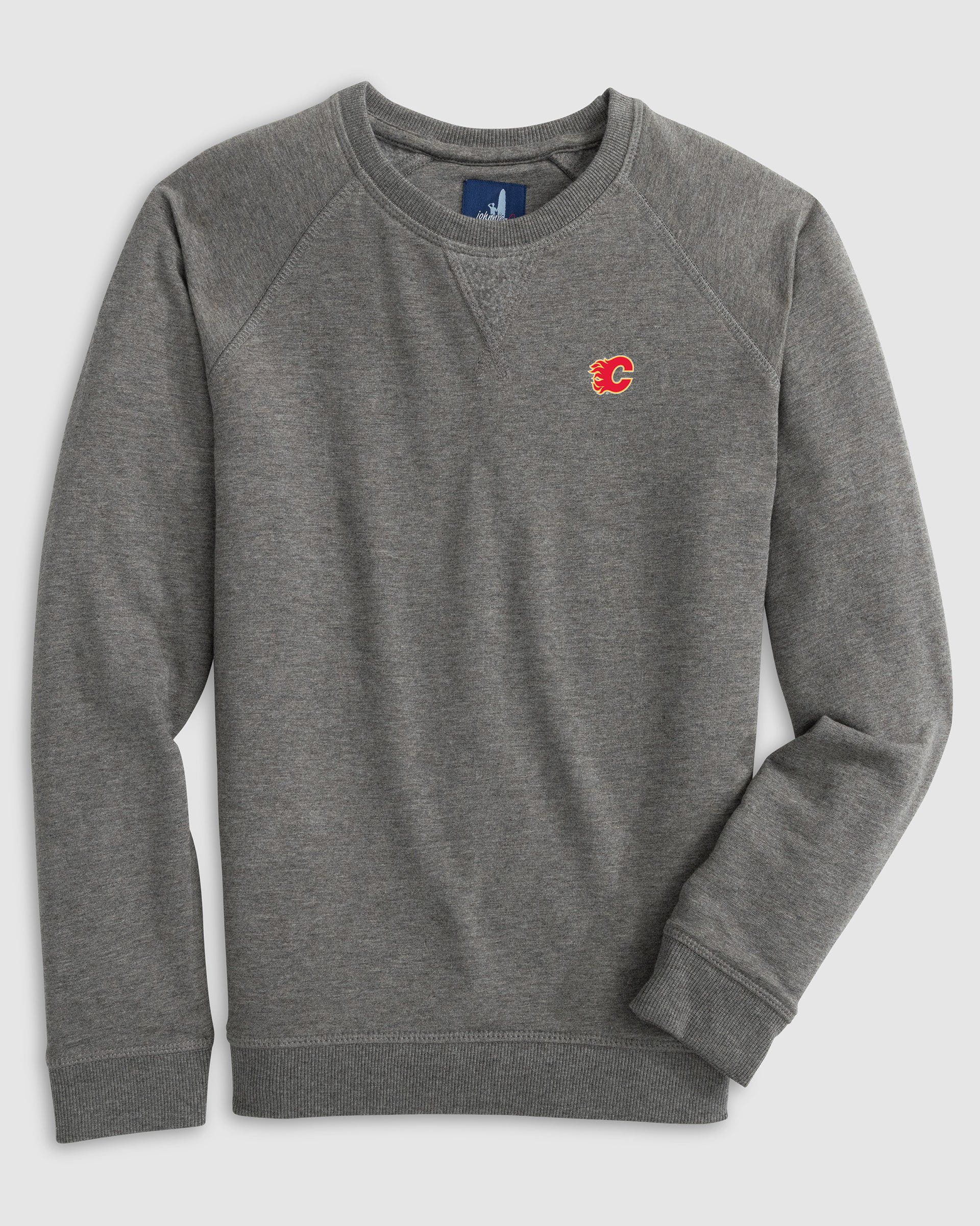 Calgary Flames Freeman Jr. Crewneck Fleece Sweatshirt