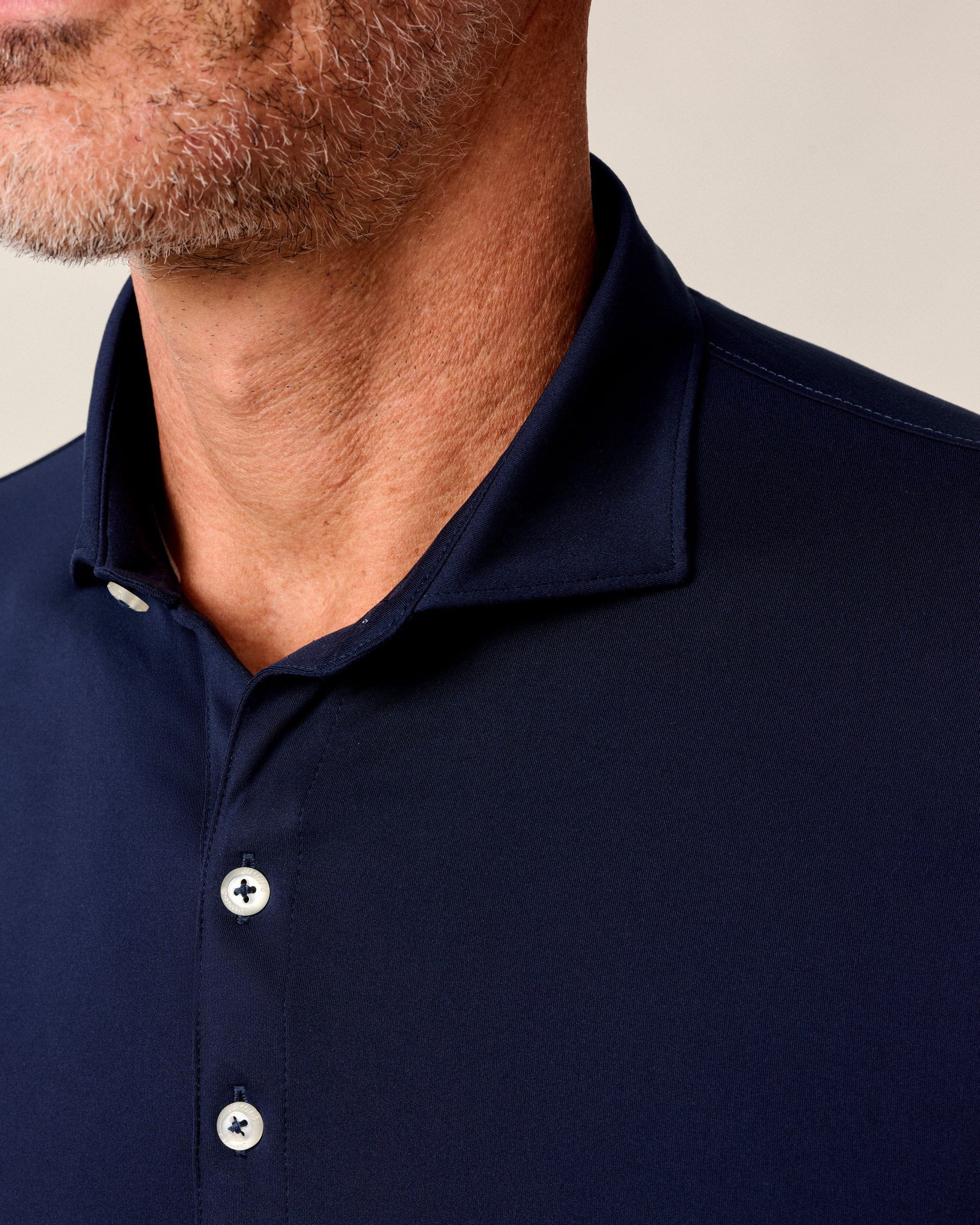Featherweight Long Sleeve Performance Polo - Swing