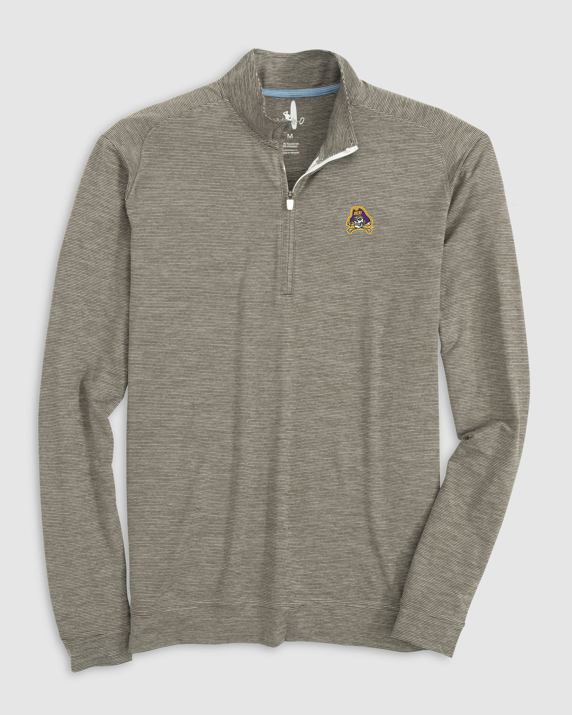 ECU Vaughn Striped Performance 1/4 Zip