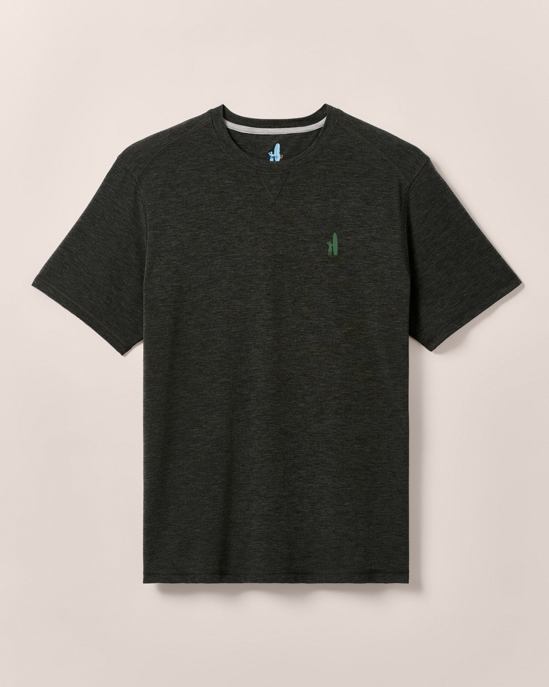 Custom Surfer Logo Course Performance T-Shirt