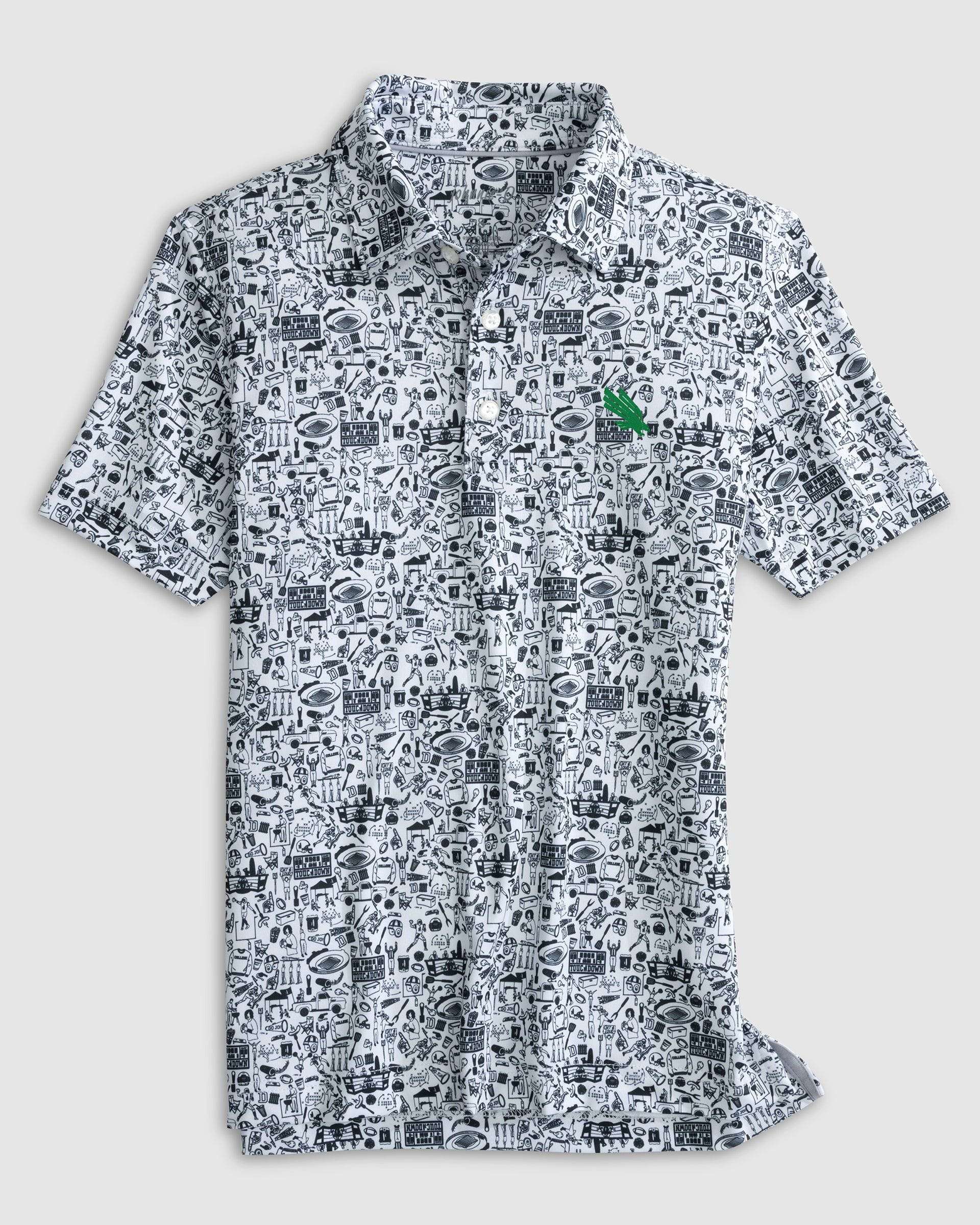 North Texas Tailgater 2.0 Jr. Printed Jersey Performance Polo