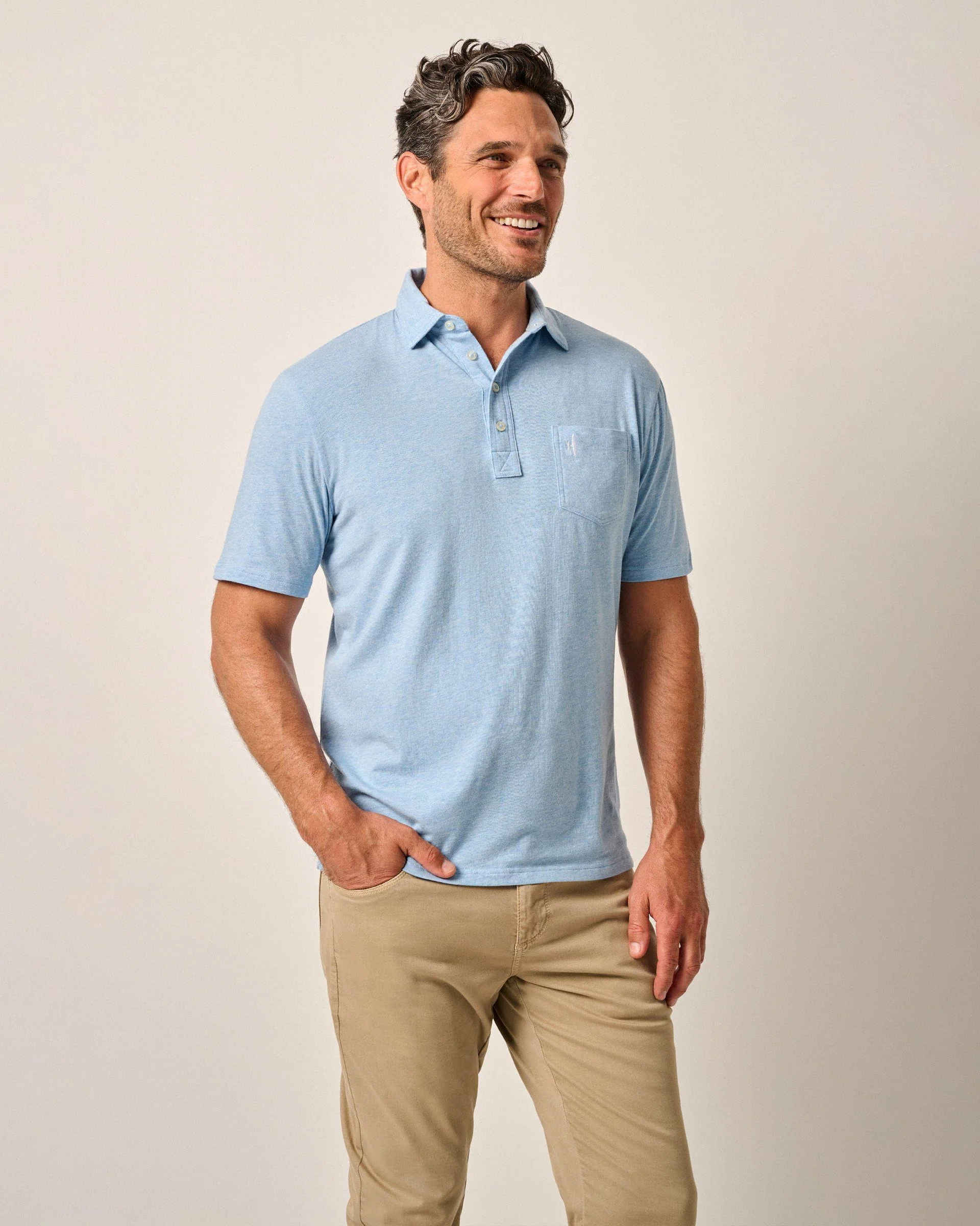 Original 4-Button Polo - Heathered 2.0