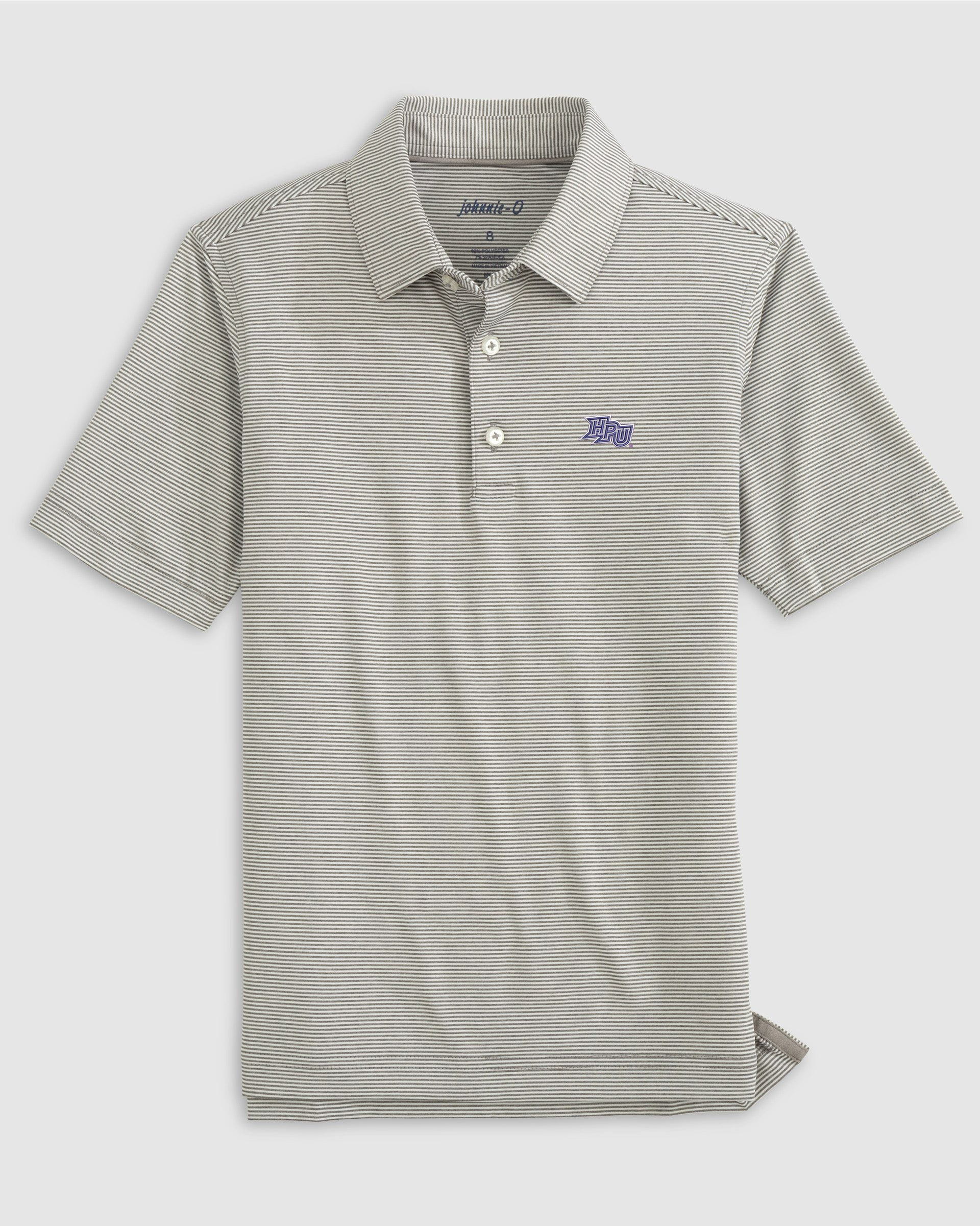 High Point Lyndonn Jr. Striped Jersey Performance Polo