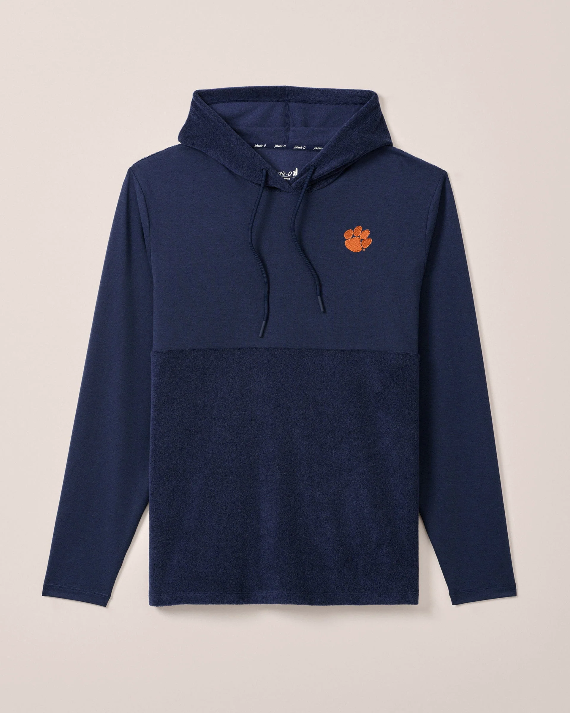 Clemson Haggard Mixed Media Hoodie