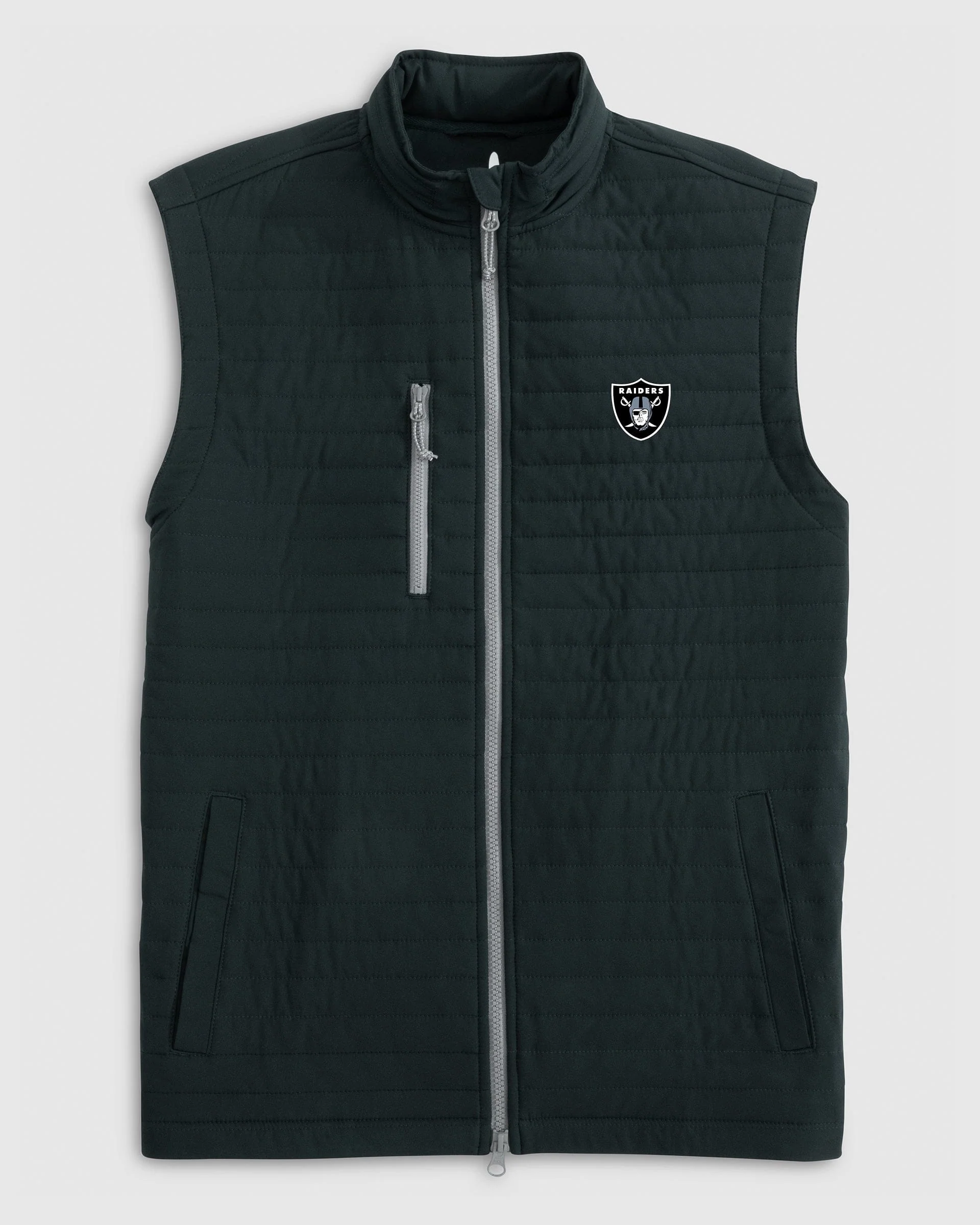 Las Vegas Raiders Crosswind Quilted Performance Vest