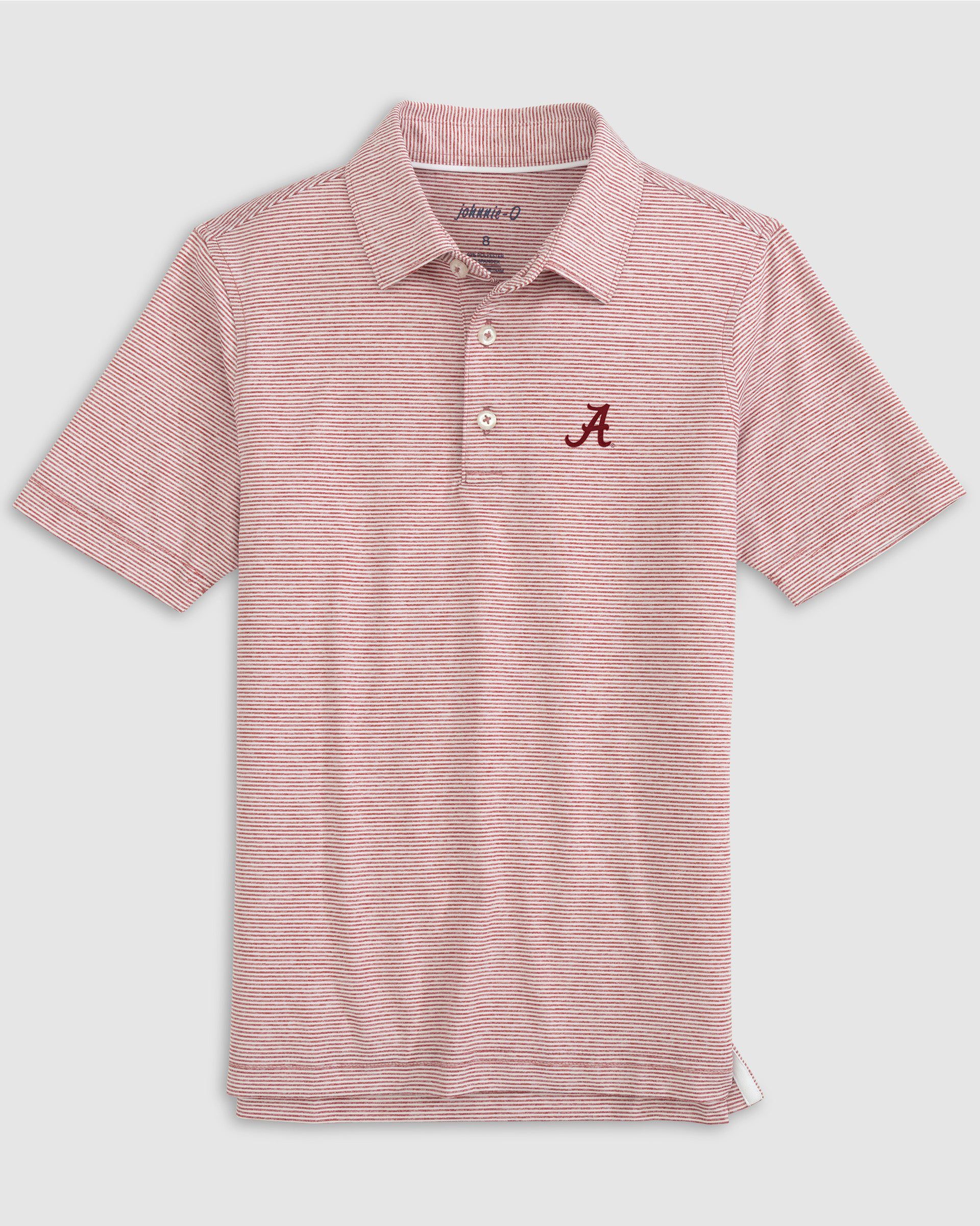 Alabama Lyndonn Jr. Striped Jersey Performance Polo