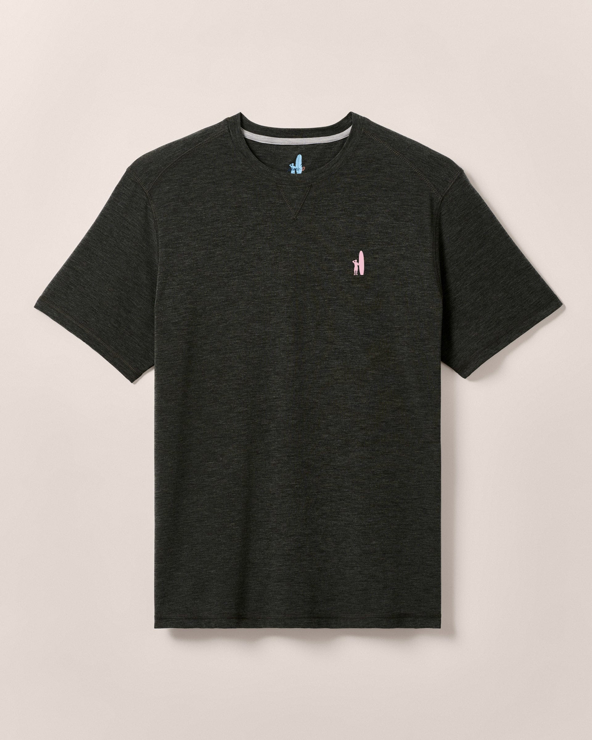 Custom Surfer Logo Course Performance T-Shirt