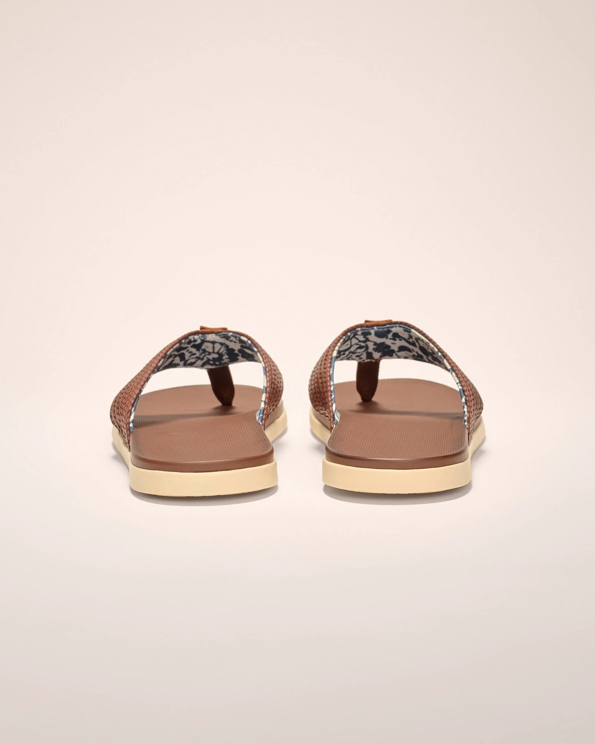 Boardwalk Woven Faux Leather Sandal