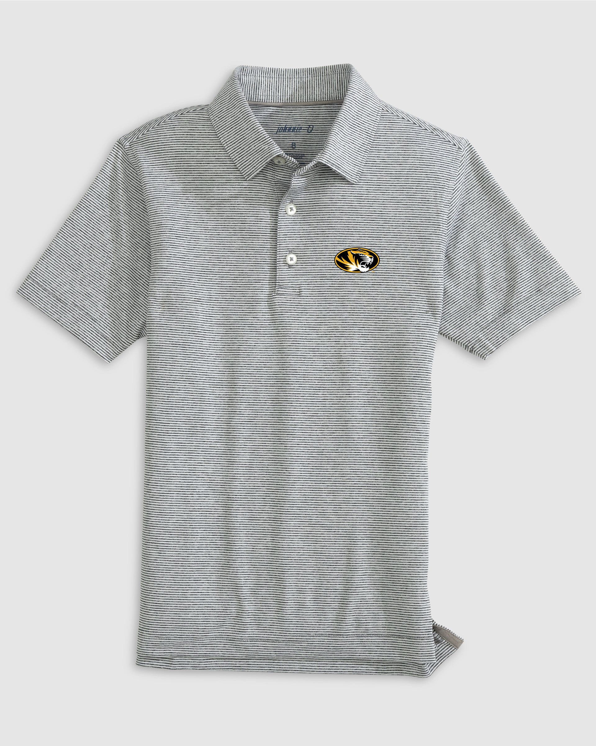 Missouri Lyndonn Jr. Striped Jersey Performance Polo