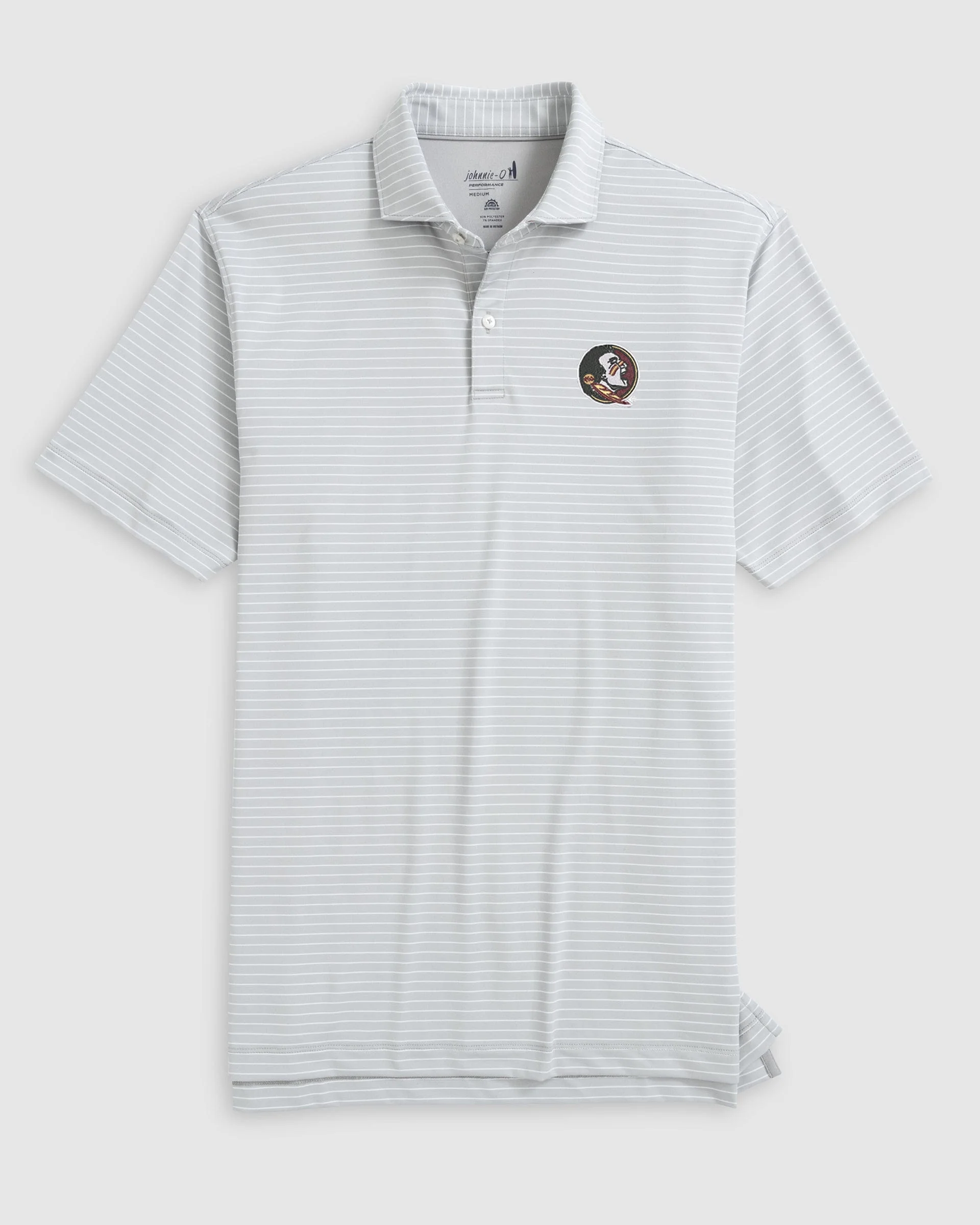 Florida State Beau Striped Performance Jersey Polo