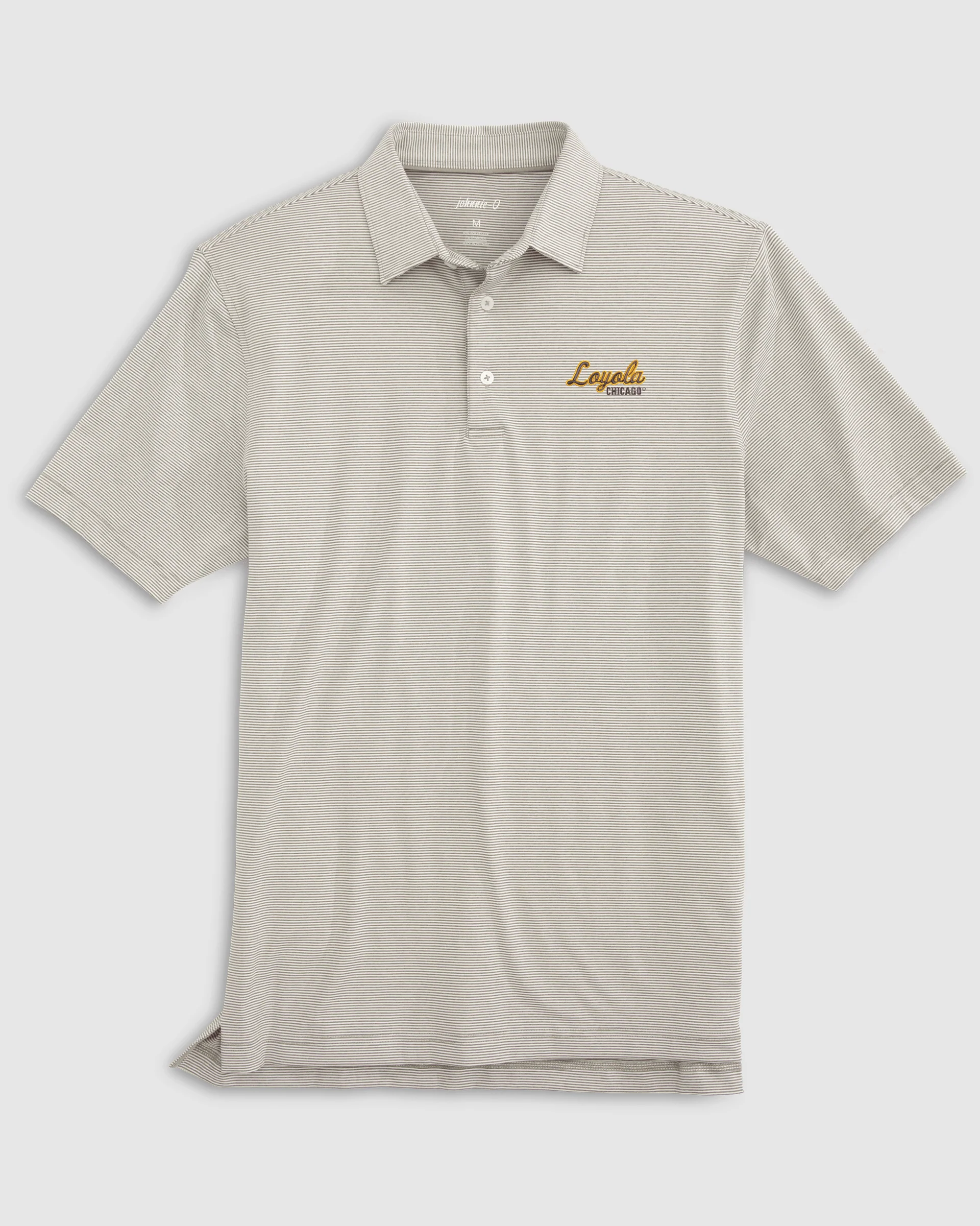 Loyola Chicago Lyndonn Striped Jersey Performance Polo