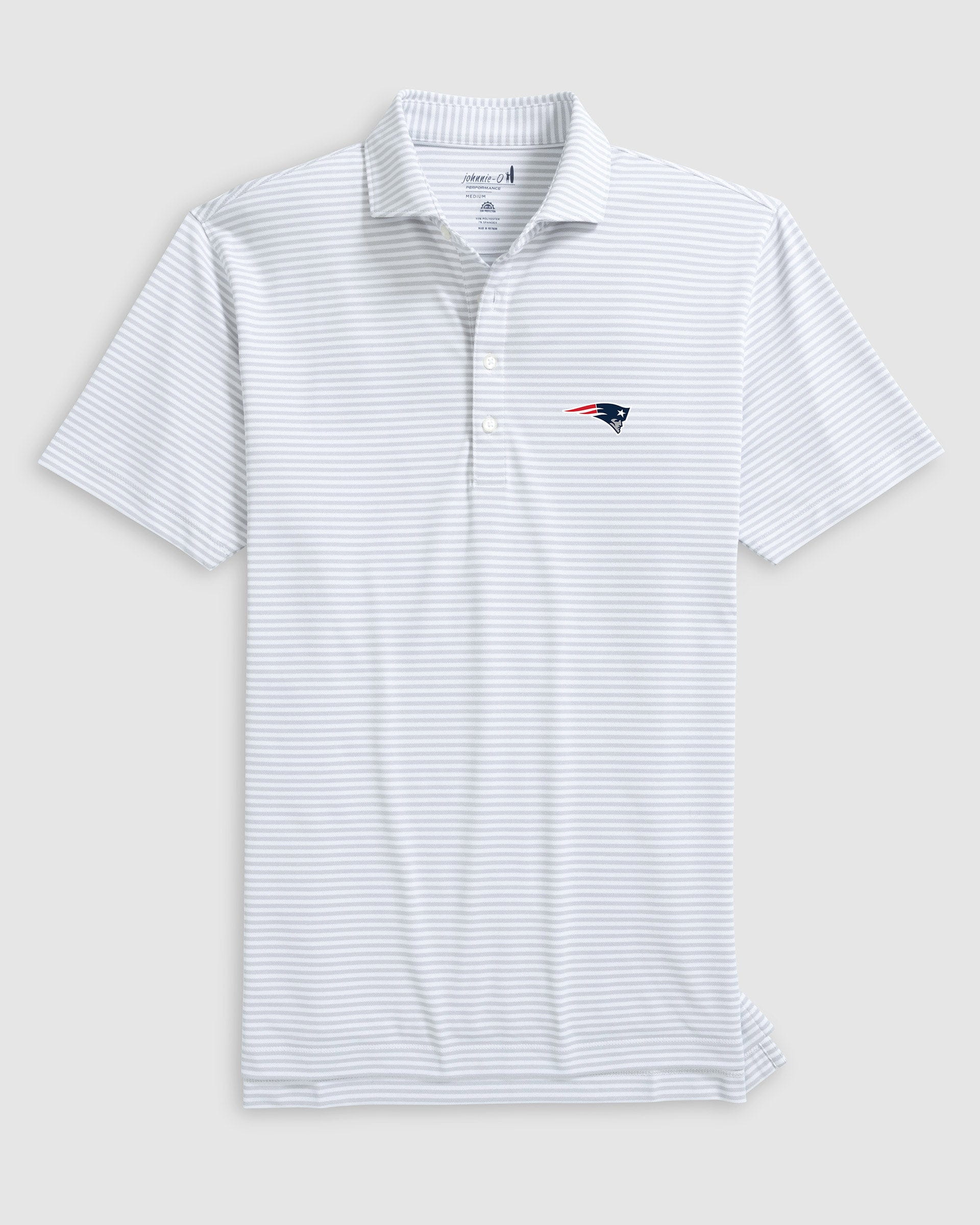 New England Patriots Stetsons Performance Mesh Polo