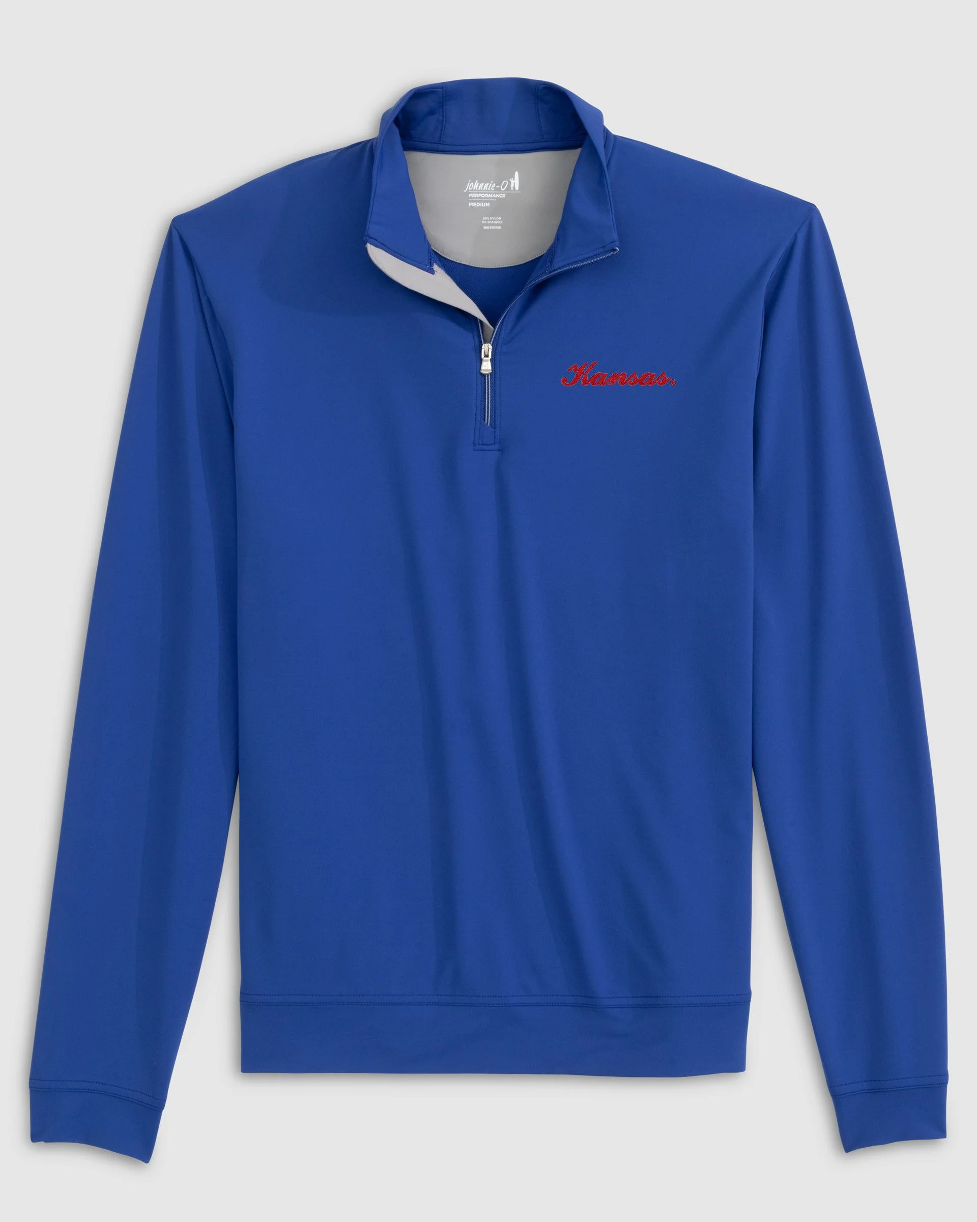 Kansas Motion Performance 1/4 Zip - Script Logo
