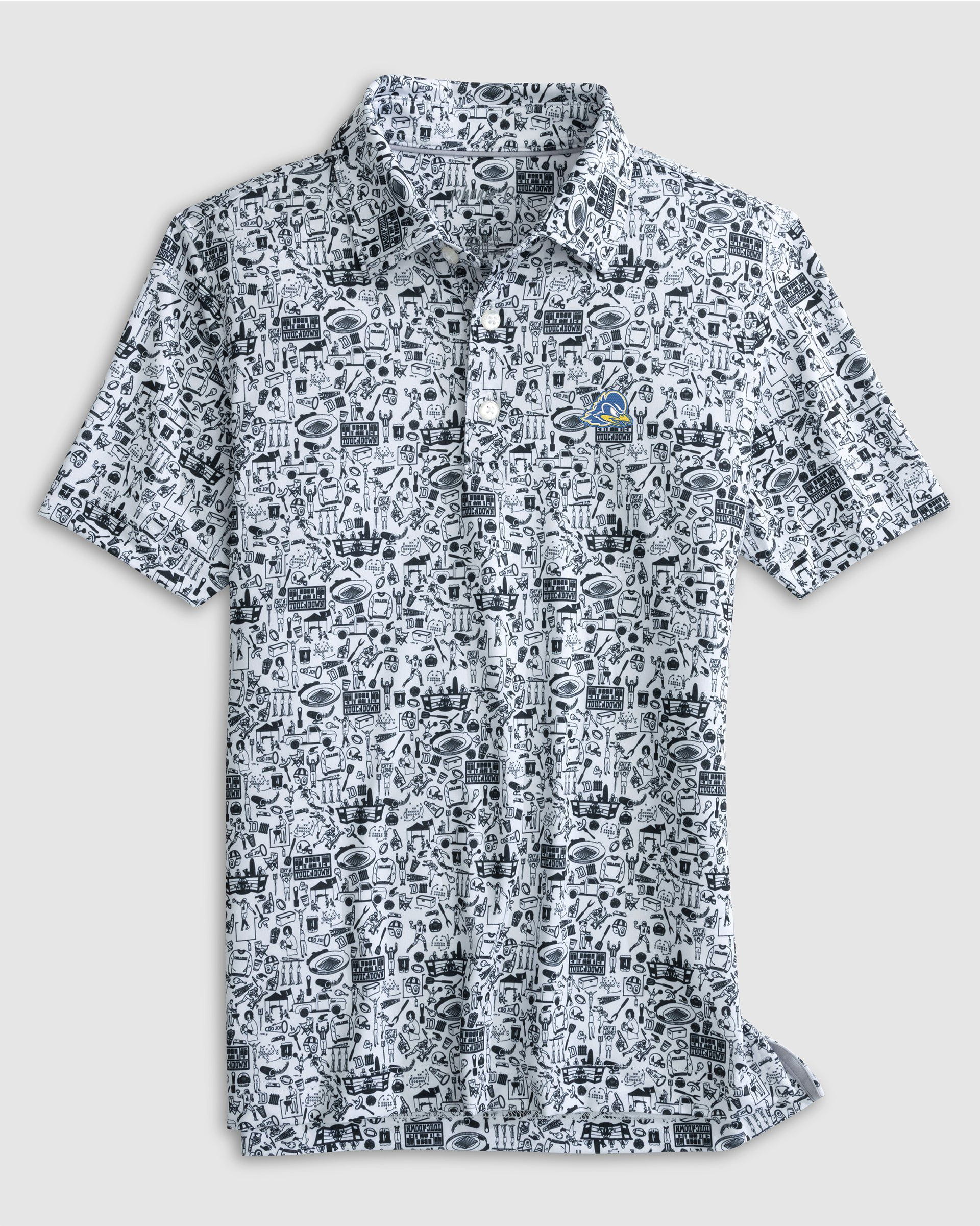 Delaware Tailgater 2.0 Jr. Printed Jersey Performance Polo