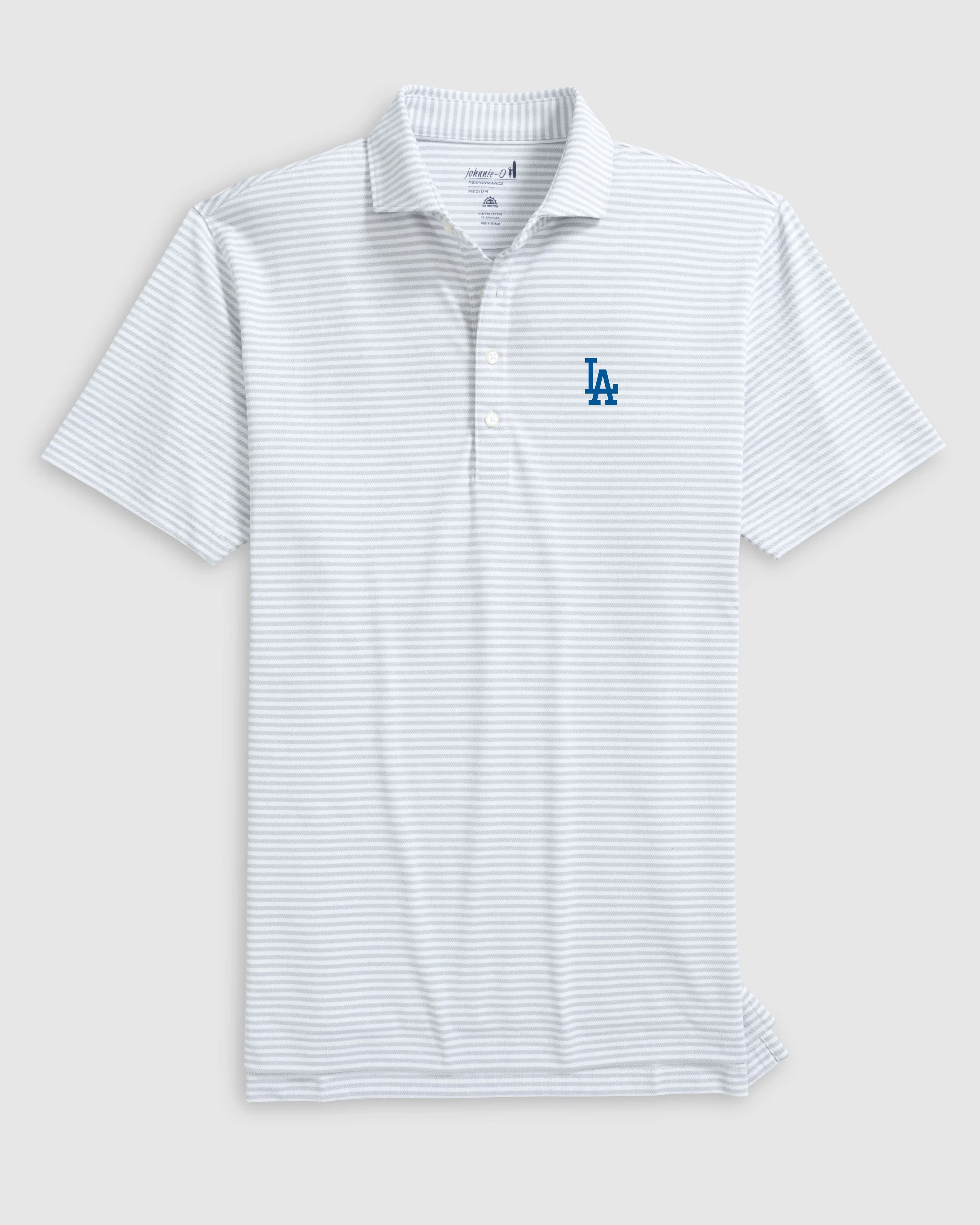 Los Angeles Dodgers Stetsons Performance Mesh Polo
