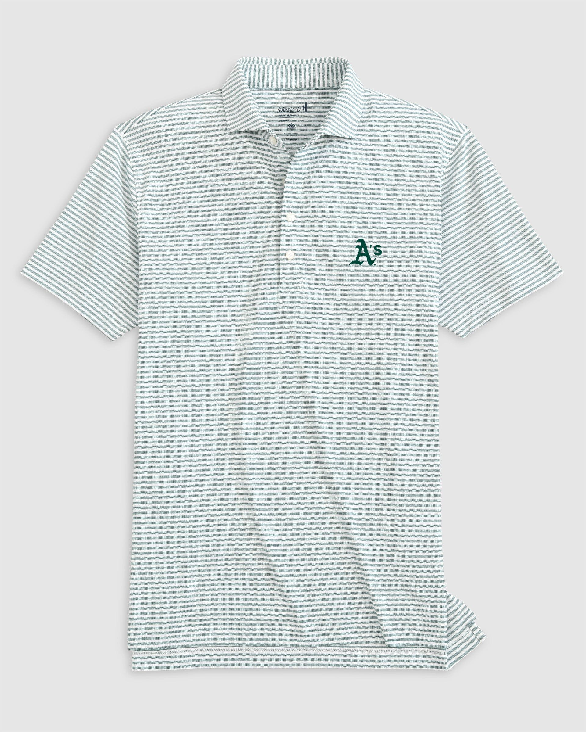 Oakland Athletics Stetsons Performance Mesh Polo