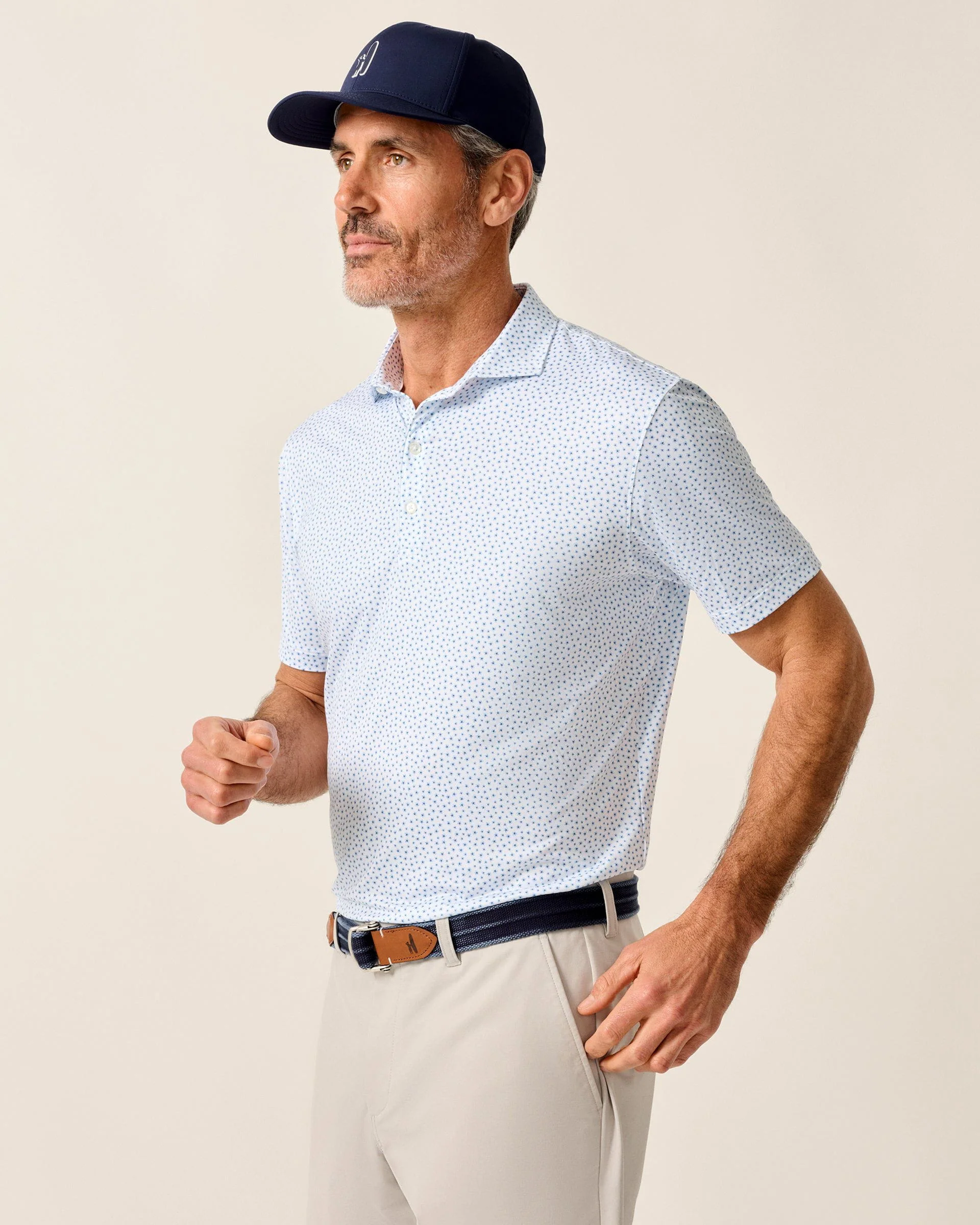 Featherweight Performance Polo - Plumeria