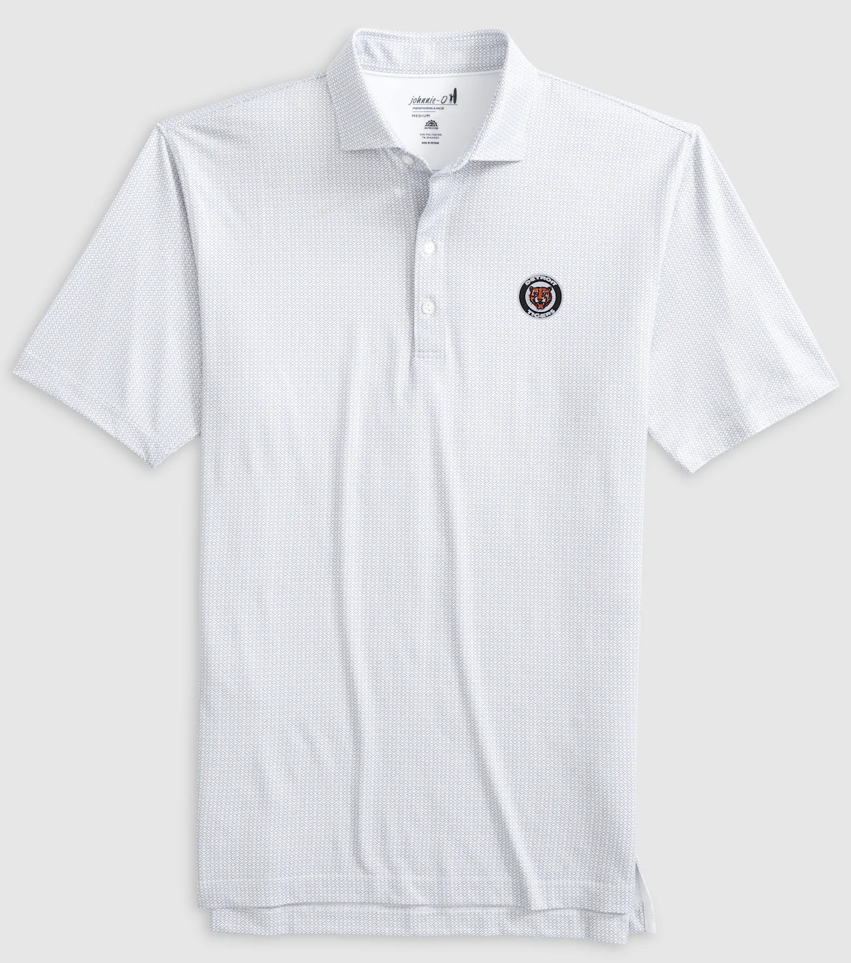 Detriot Tigers Slade Performance Jersey Printed Polo - Cooperstown Logo