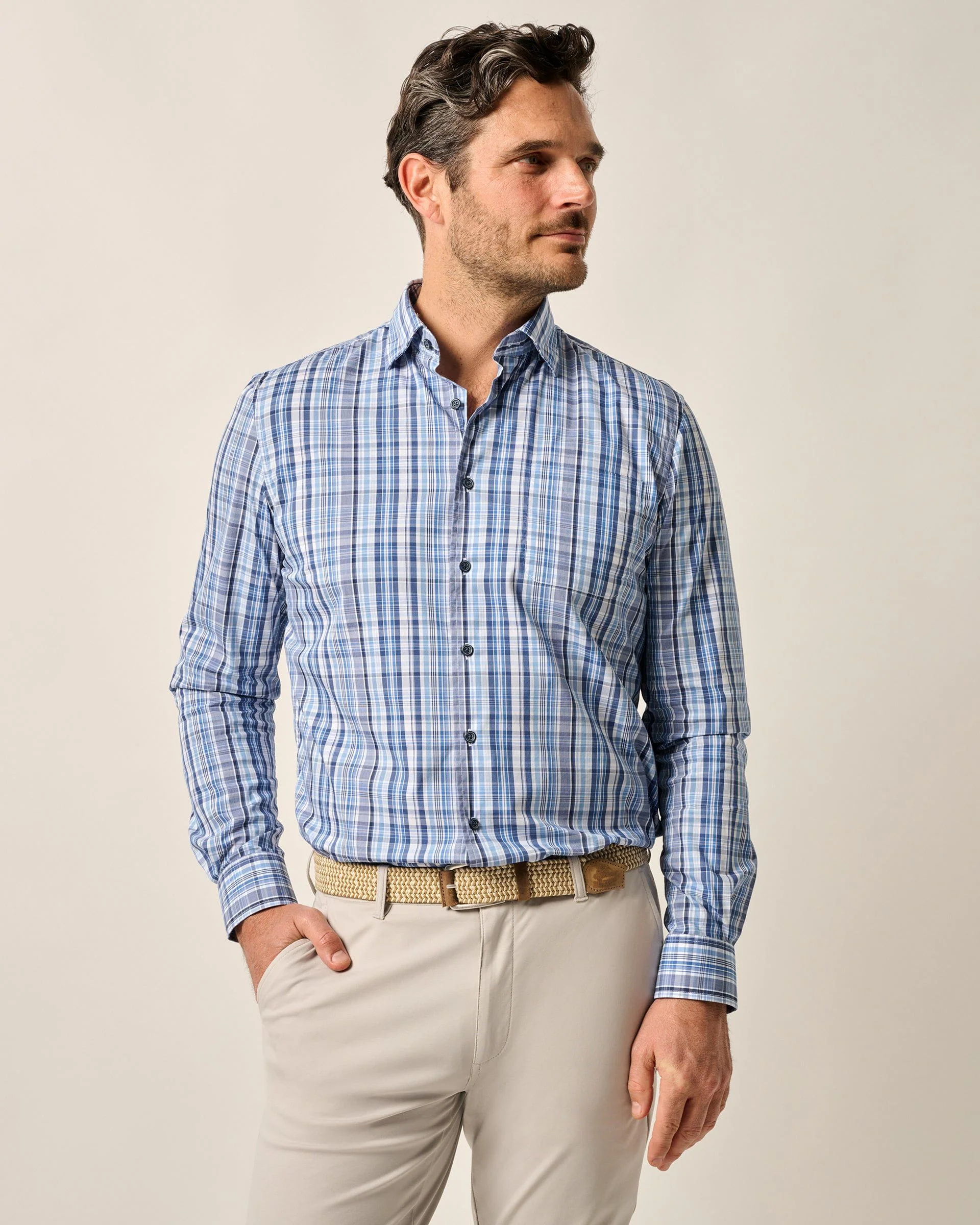 Natural Performance Button Down Shirt - Masson