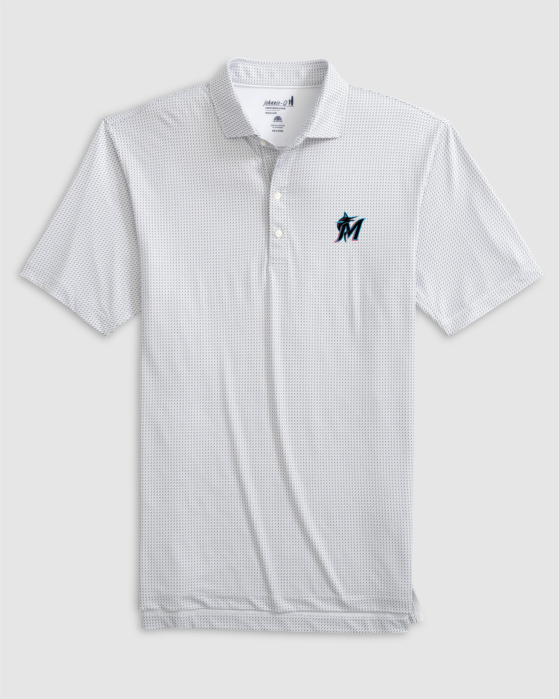 Miami Marlins Tee Time Performance Jersey Polo