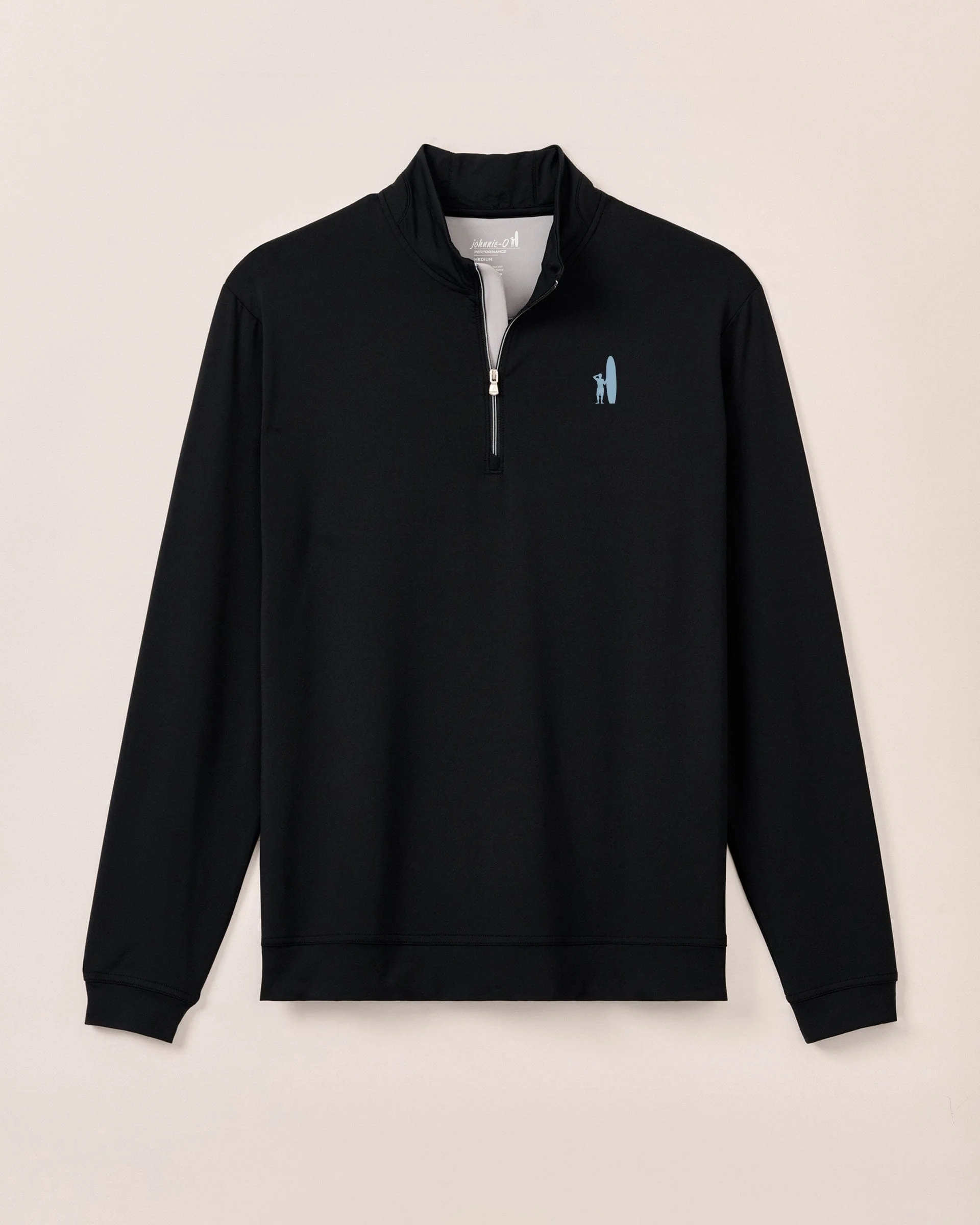 Custom Surfer Logo Motion Performance 1/4 Zip