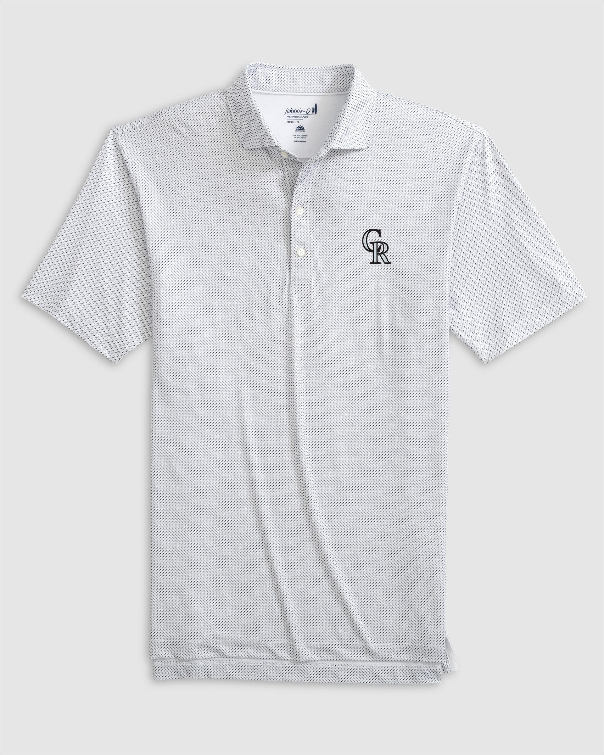 Colorado Rockies Tee Time Performance Jersey Polo