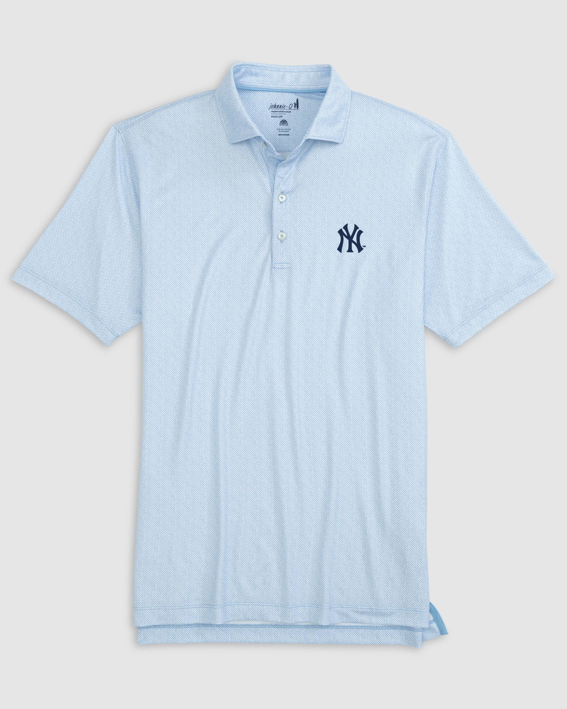 New York Yankees Hinson Printed Jersey Performance Polo