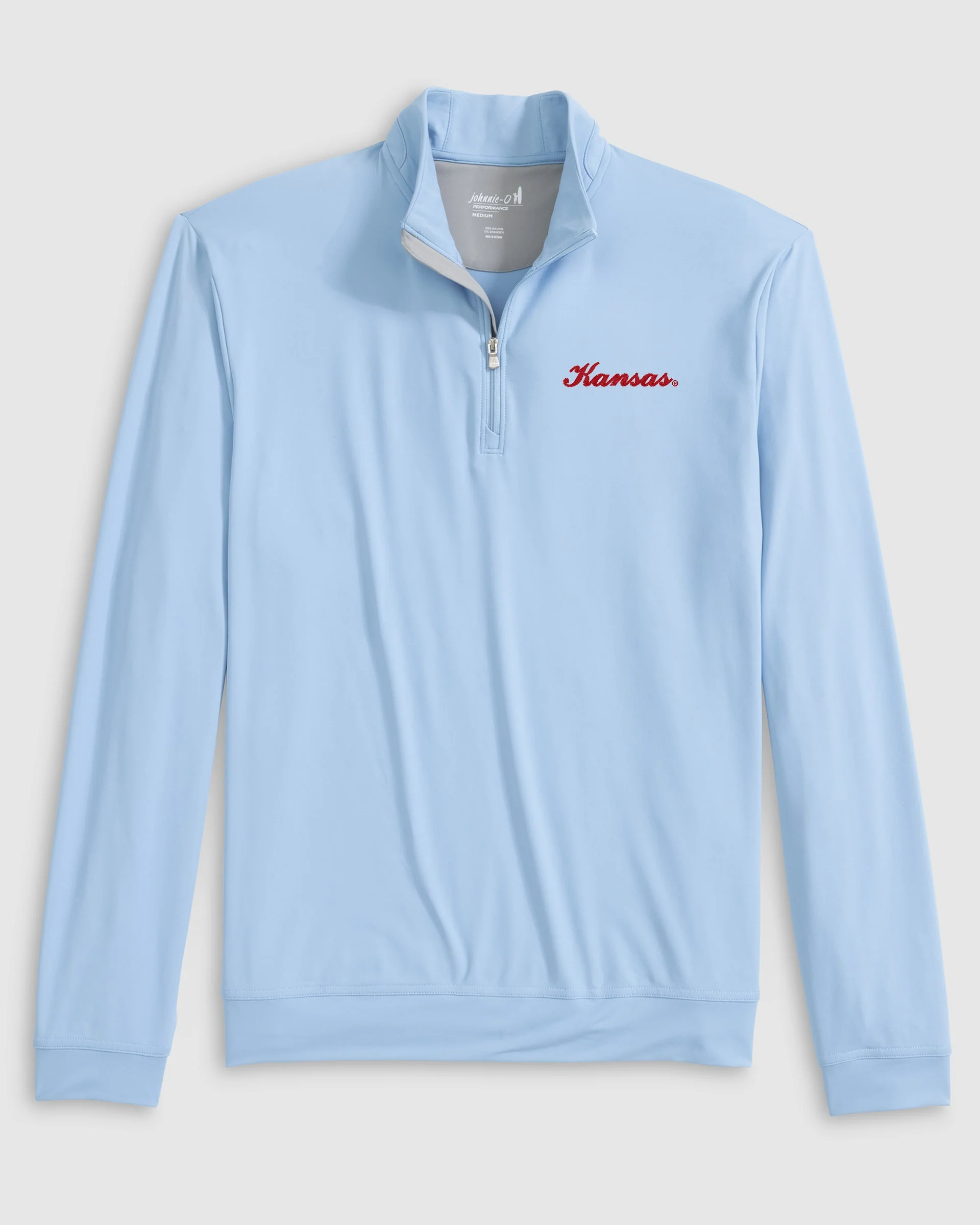 Kansas Motion Performance 1/4 Zip - Script Logo