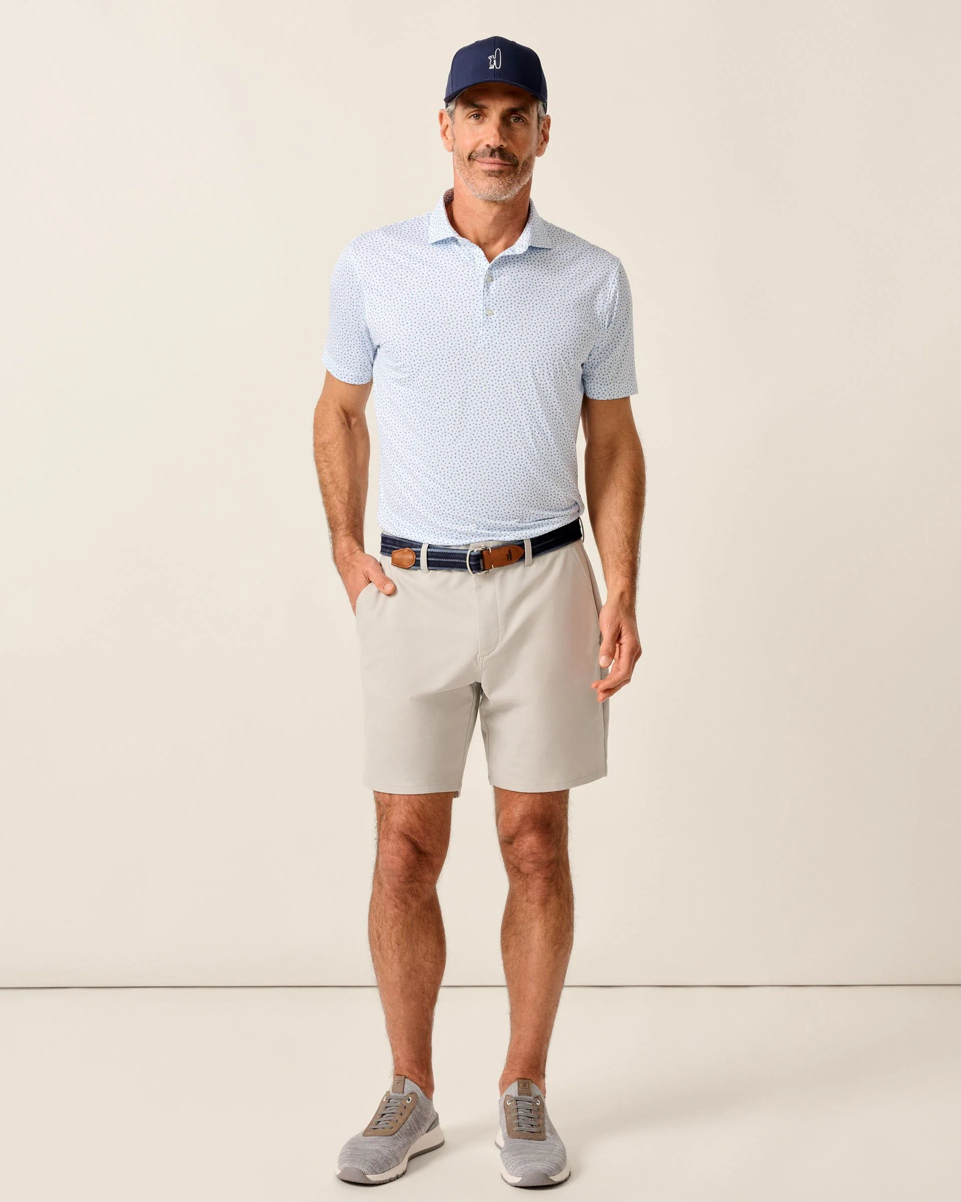 Featherweight Performance Polo - Plumeria