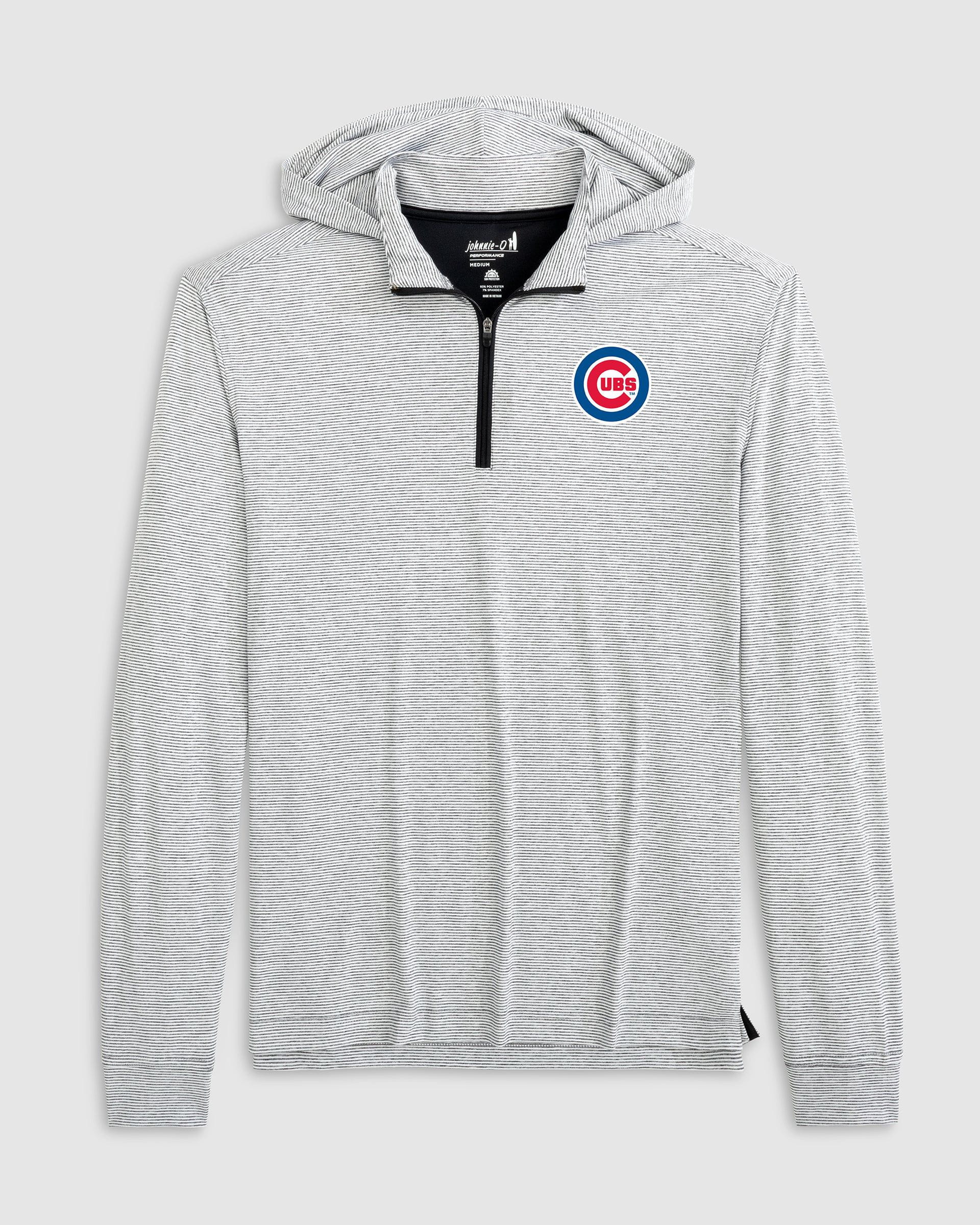 Chicago Cubs Hybrid Performance 1/4 Zip Hoodie