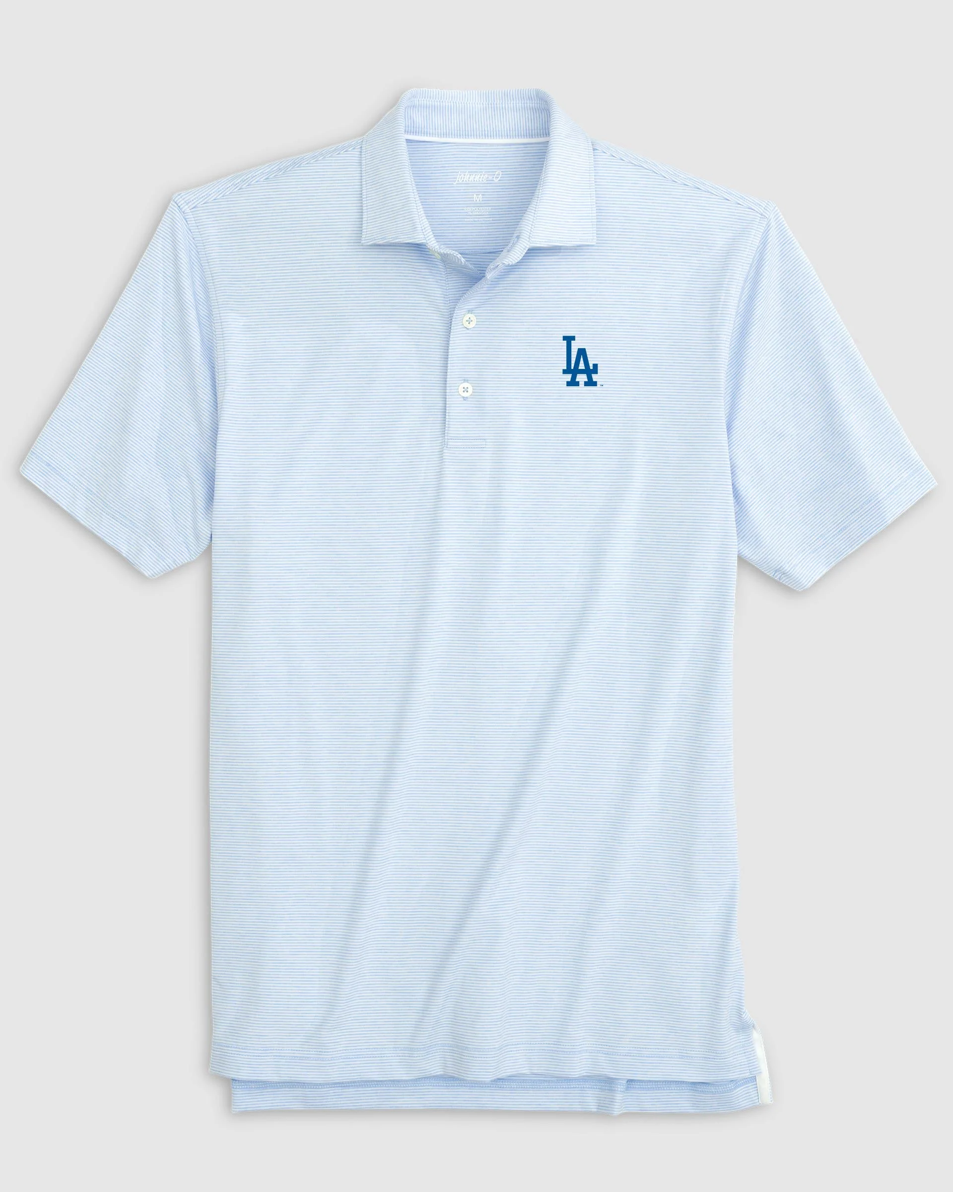 Los Angeles Dodgers Lyndonn Striped Jersey Performance Polo