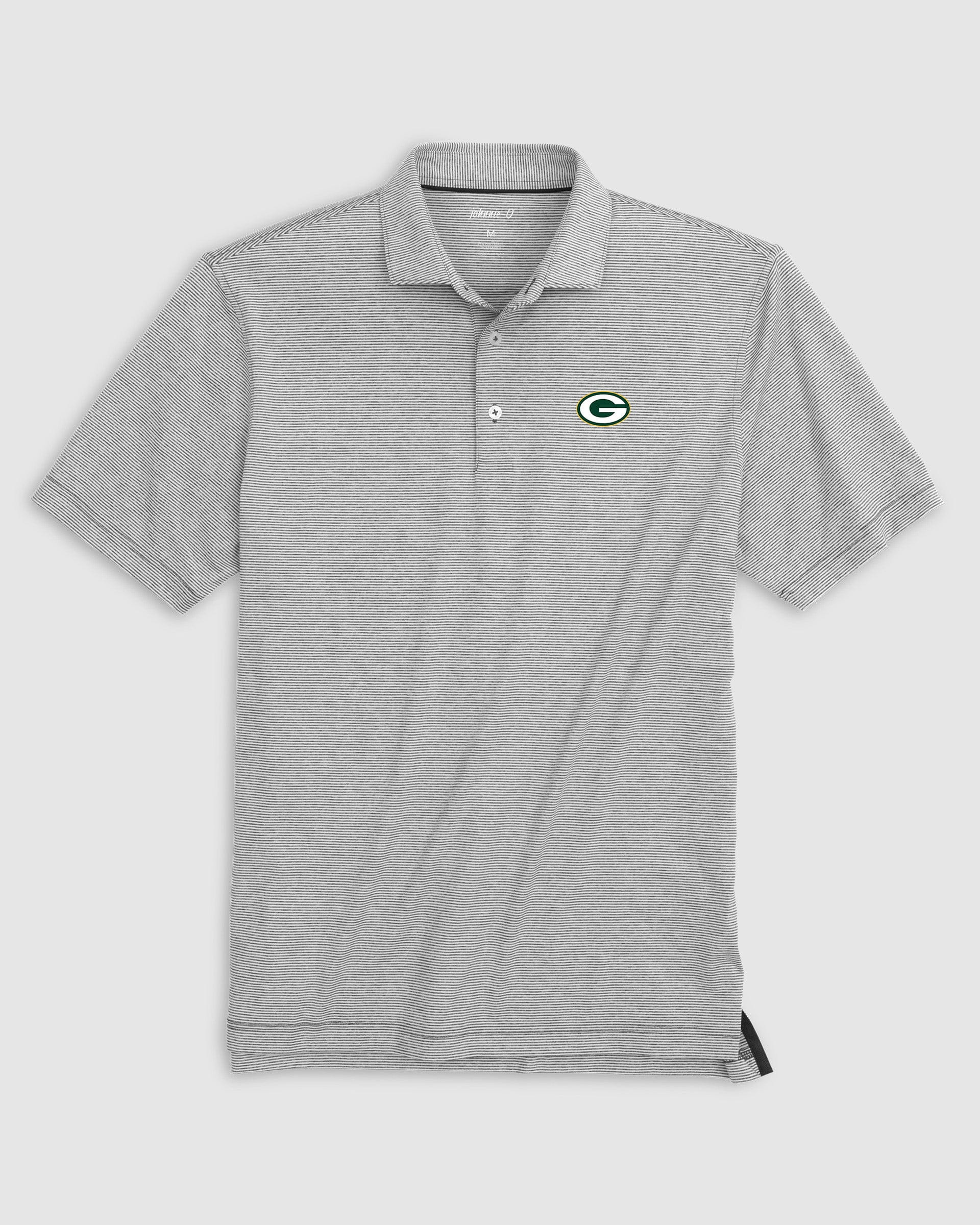 Green Bay Packers Lyndonn Striped Performance Jersey Polo