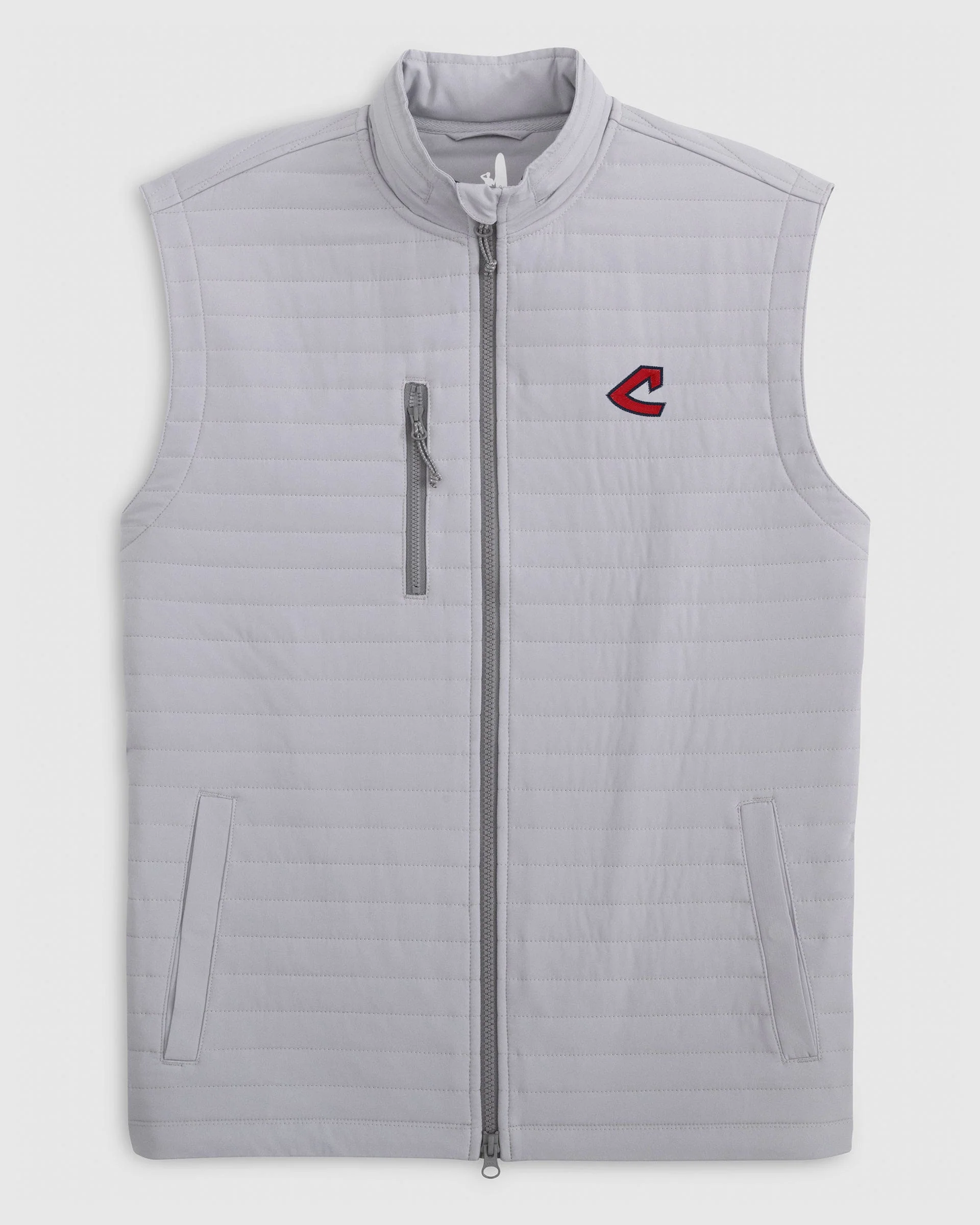 Cleveland Guardians Crosswind Quilted Performance Vest - Cooperstown Logo