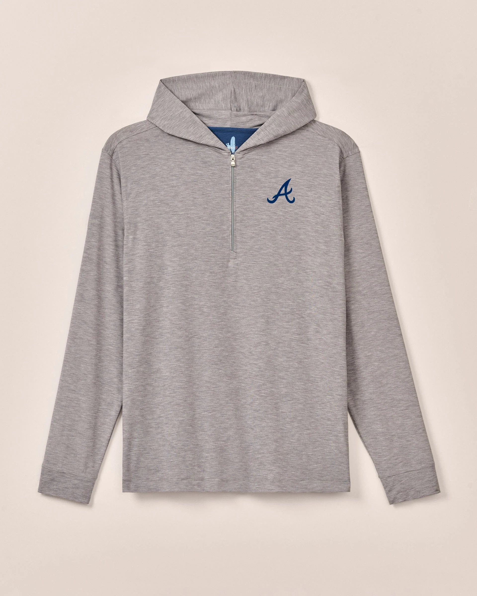 Atlanta Braves Welsey Performance 1/4 Zip Hoodie