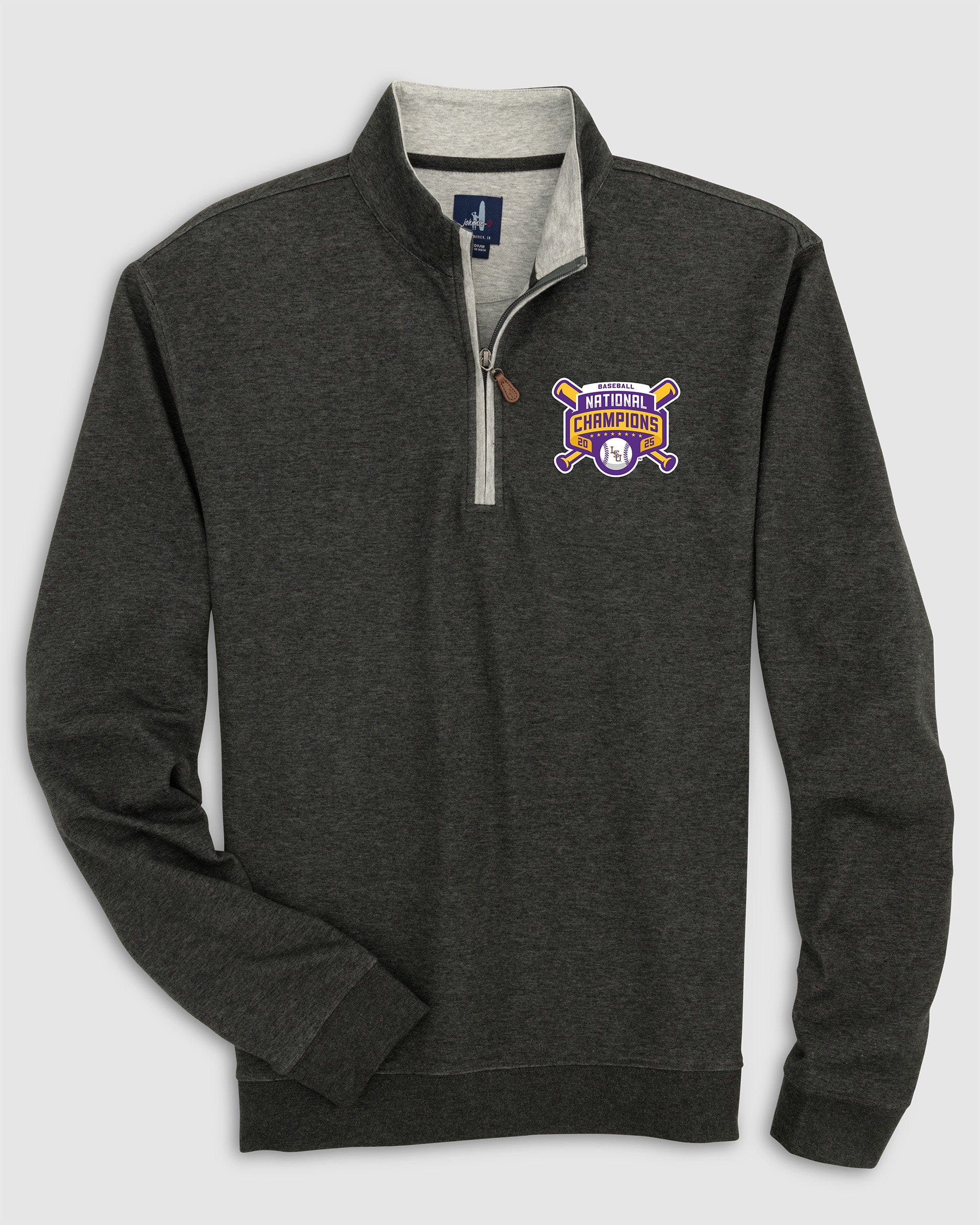 Louisiana State Sully 1/4 Zip - College World Series Championship Logo