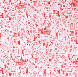 Fresno Hoop There It Is Printed Performance Jersey Polo