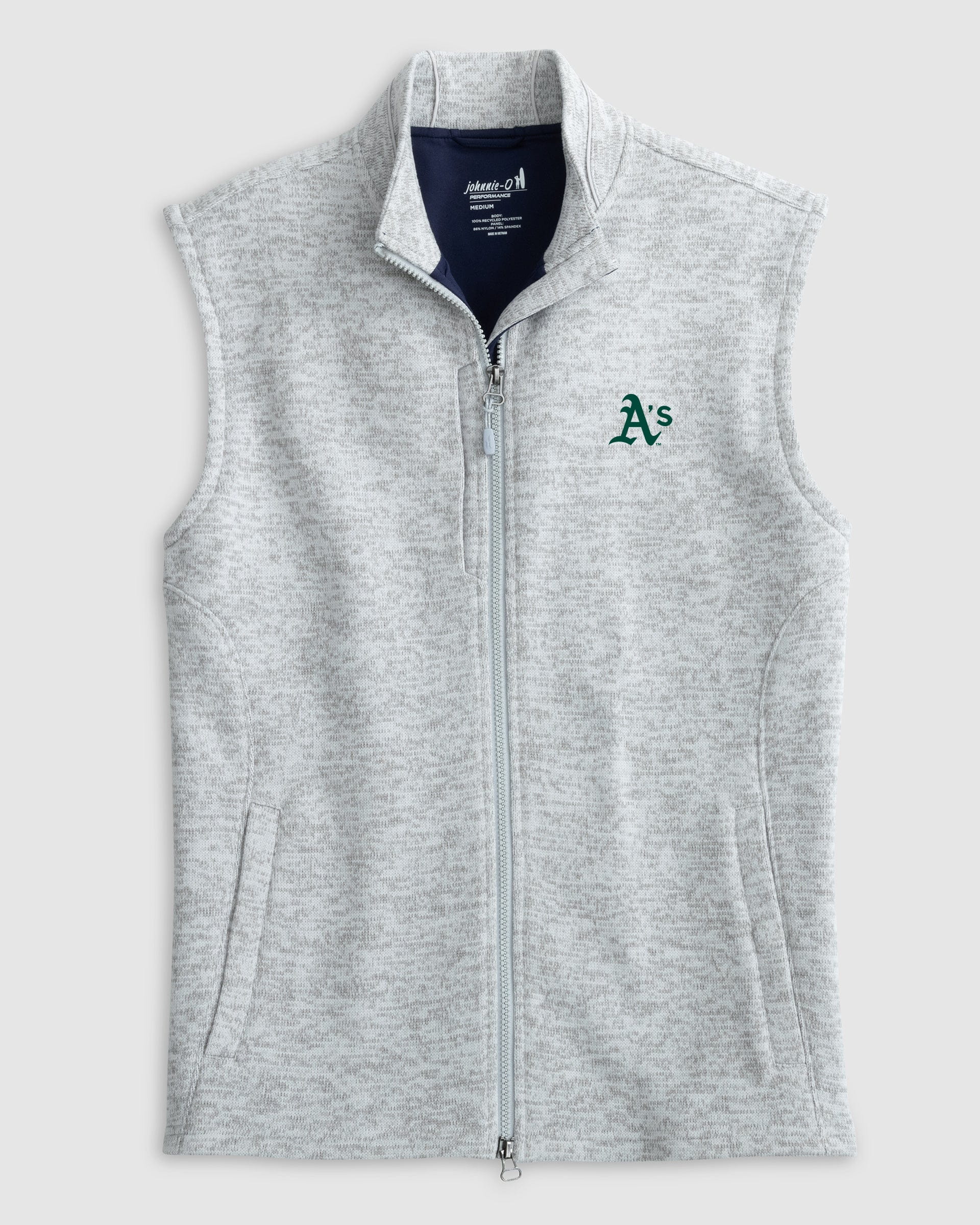 Oakland Athletics Denalis Performance Fleece Vest