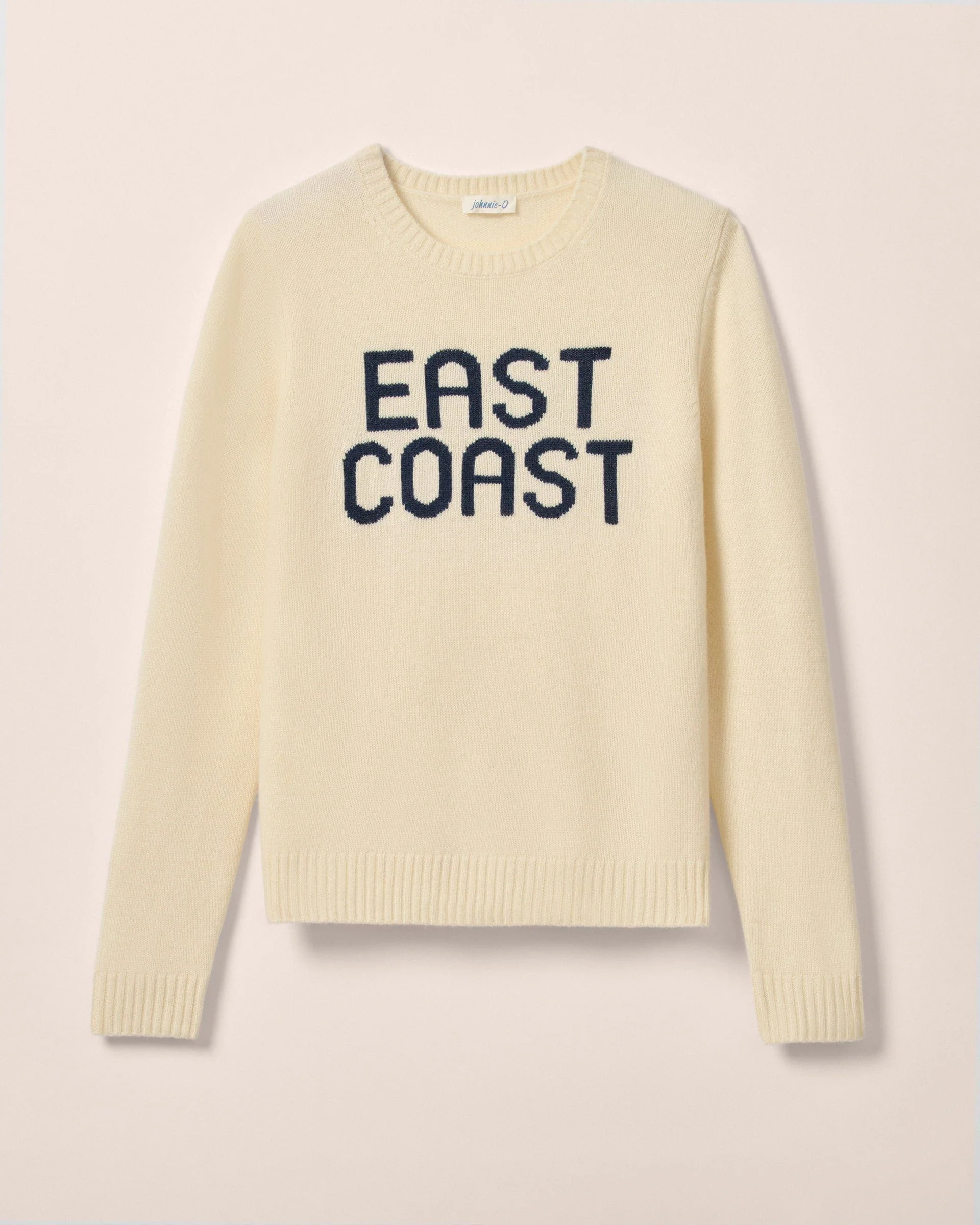 Coastal Cashmere Blend Crewneck Sweater